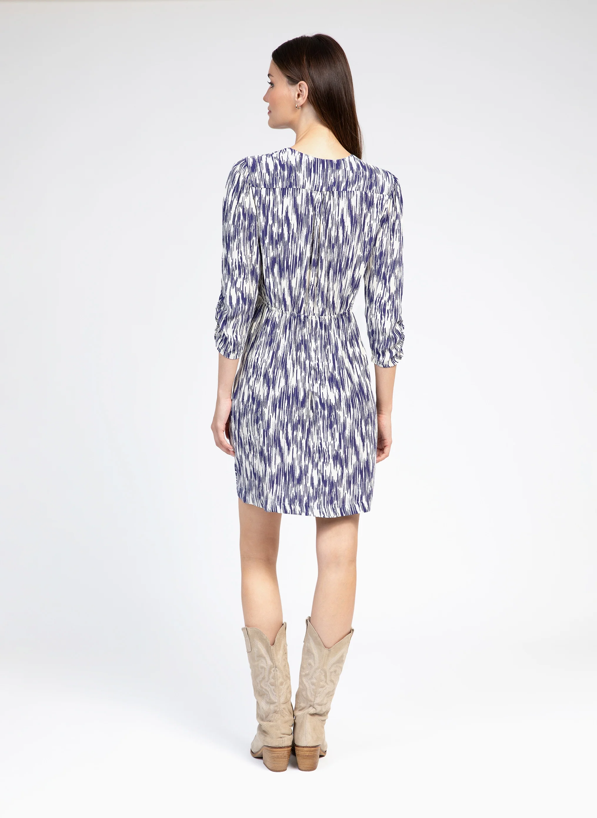 ROBE COURTE MIVANIA biso bleu - Image 4