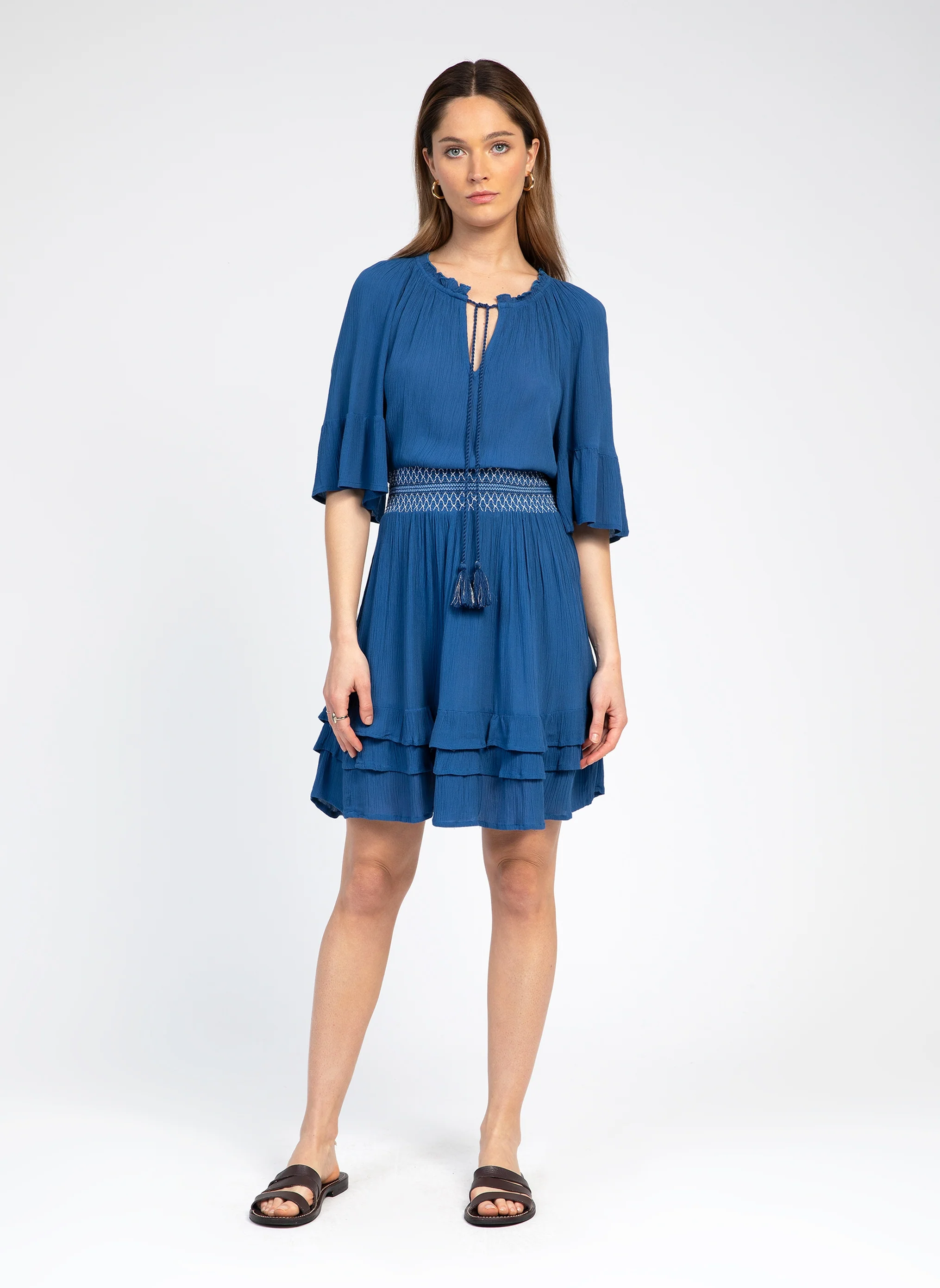 ROBE COURTE OBASTY indigo - Image 3