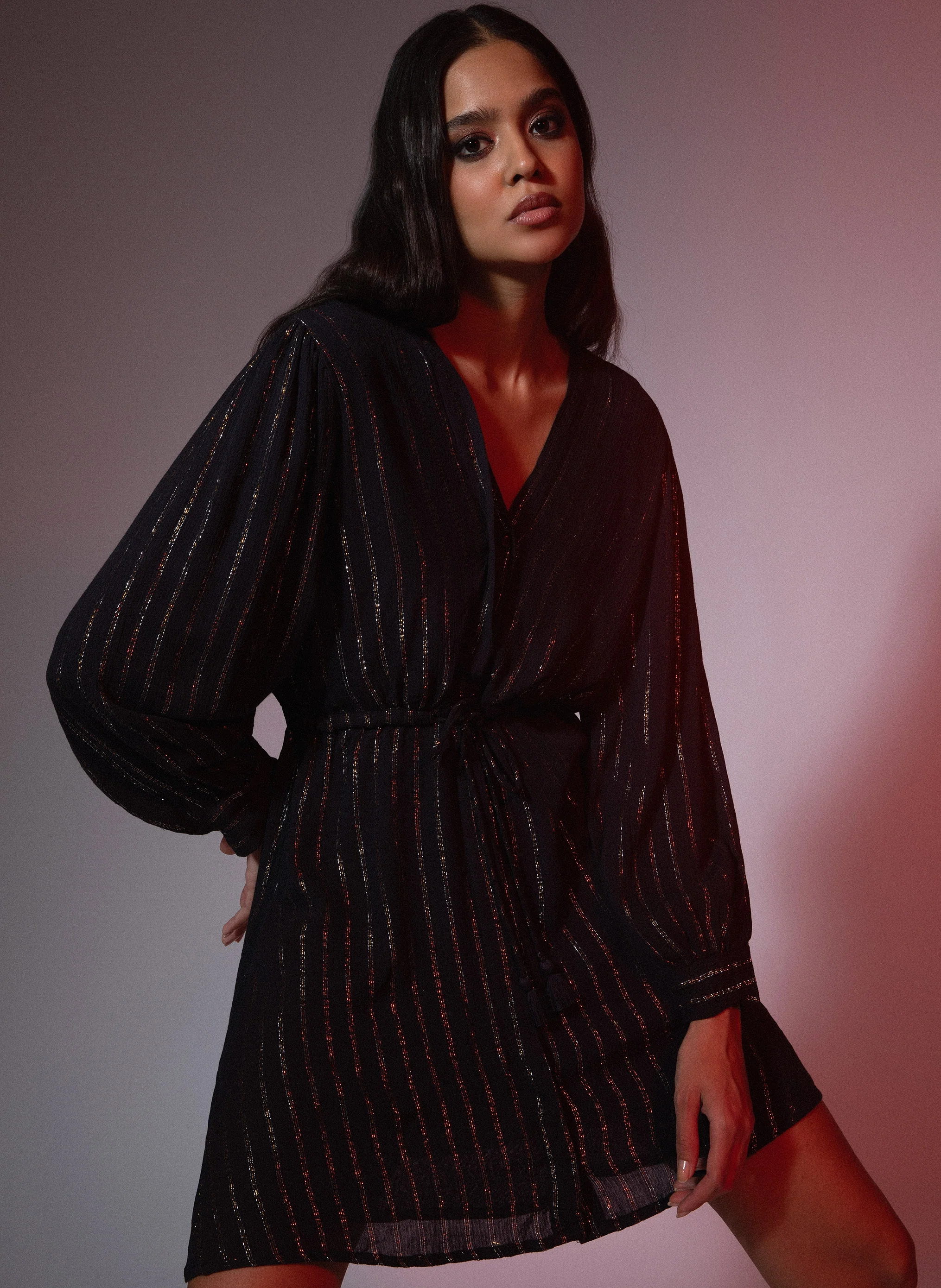 ROBE COURTE OCEA noir - Image 3