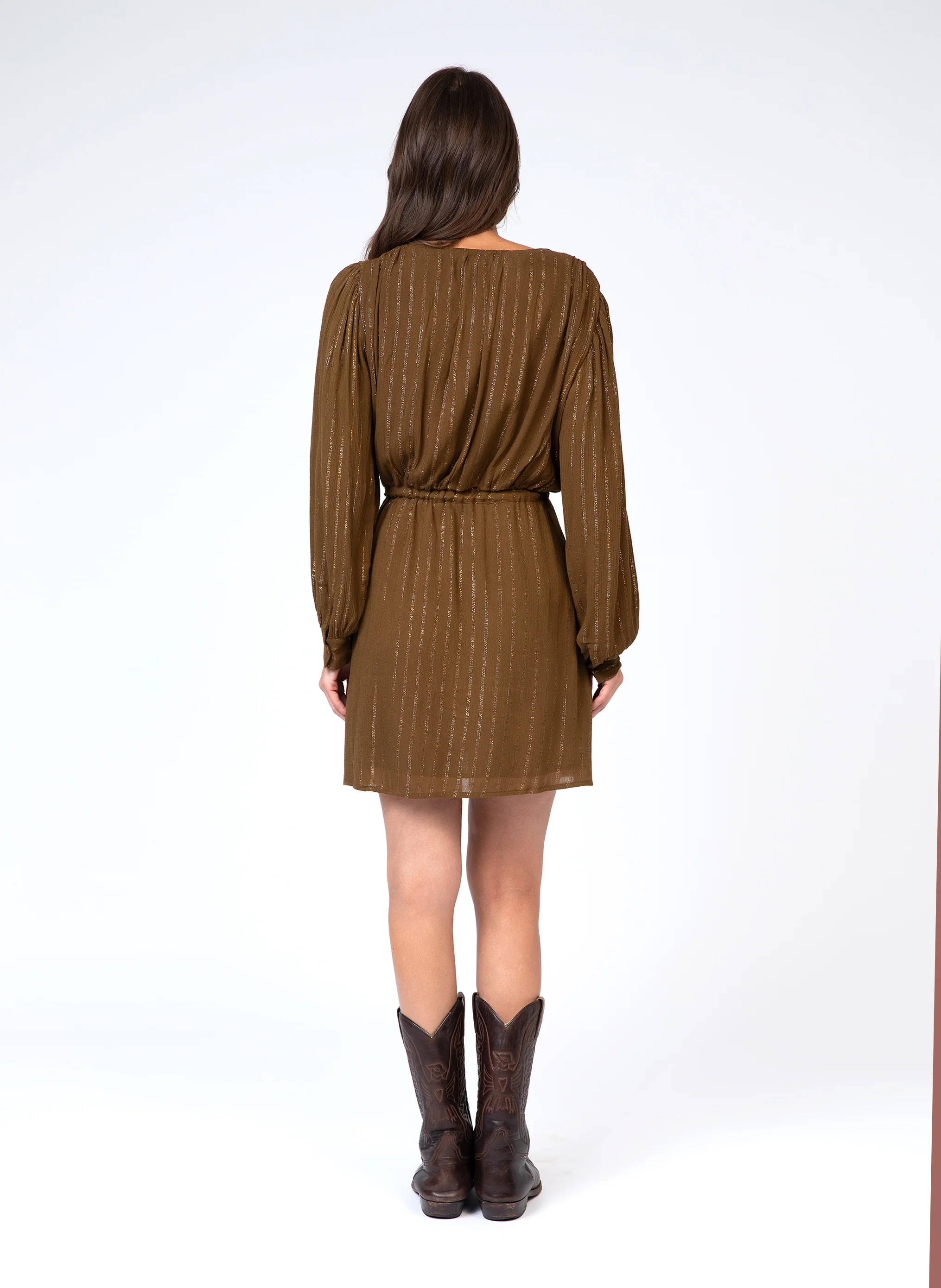 ROBE COURTE OCEA olive - Image 4