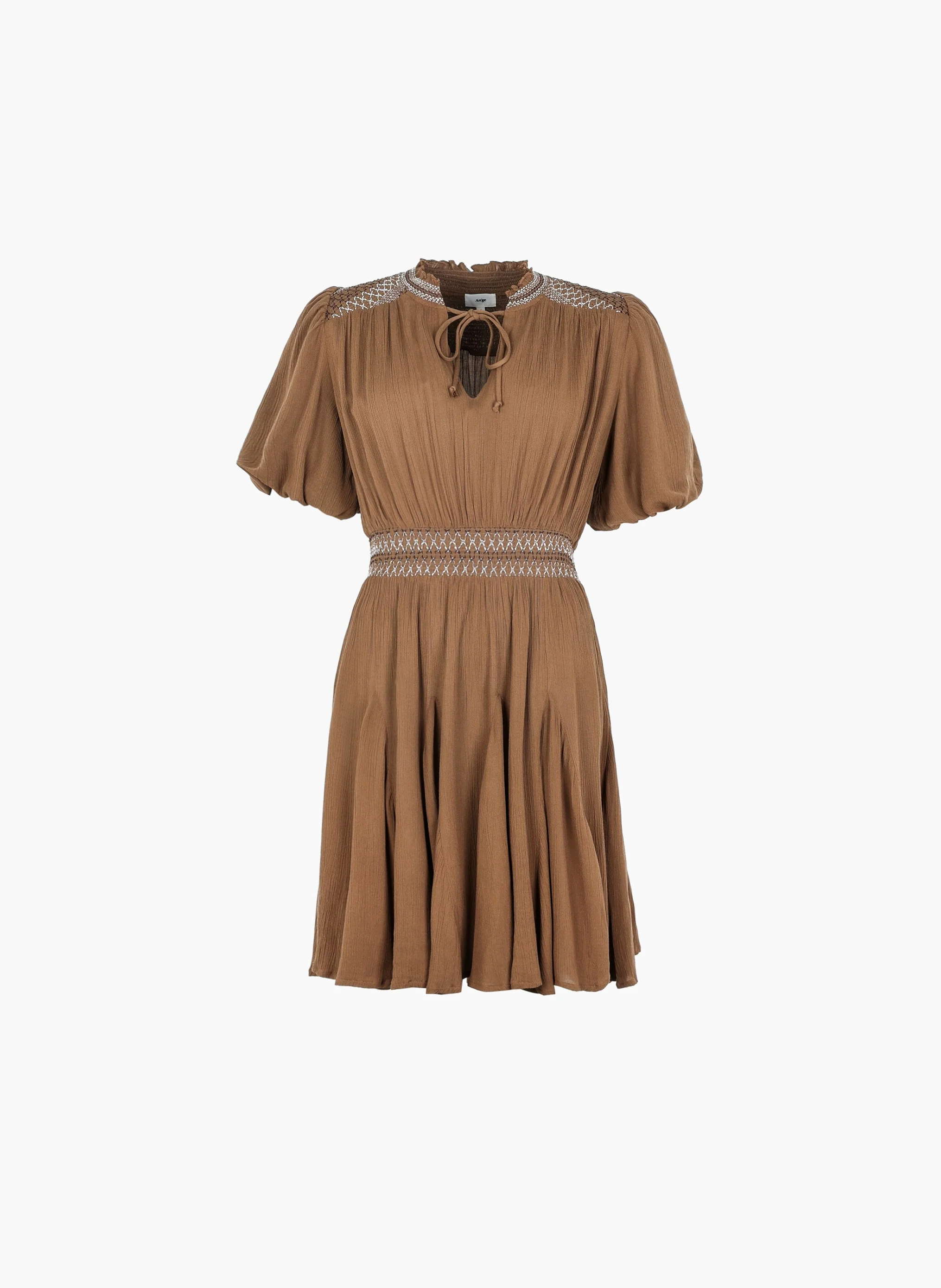ROBE COURTE OCLAUDE olive - Image 8
