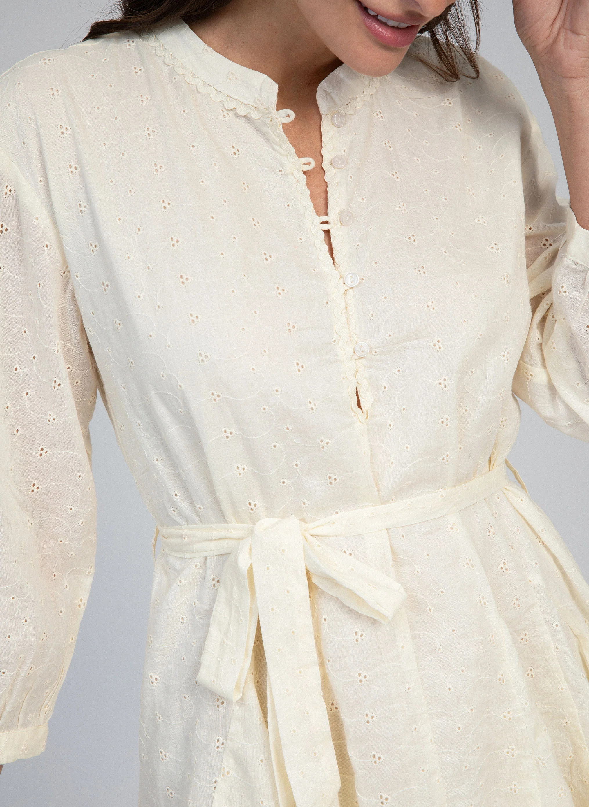ROBE COURTE ODREANY vanille - Image 3