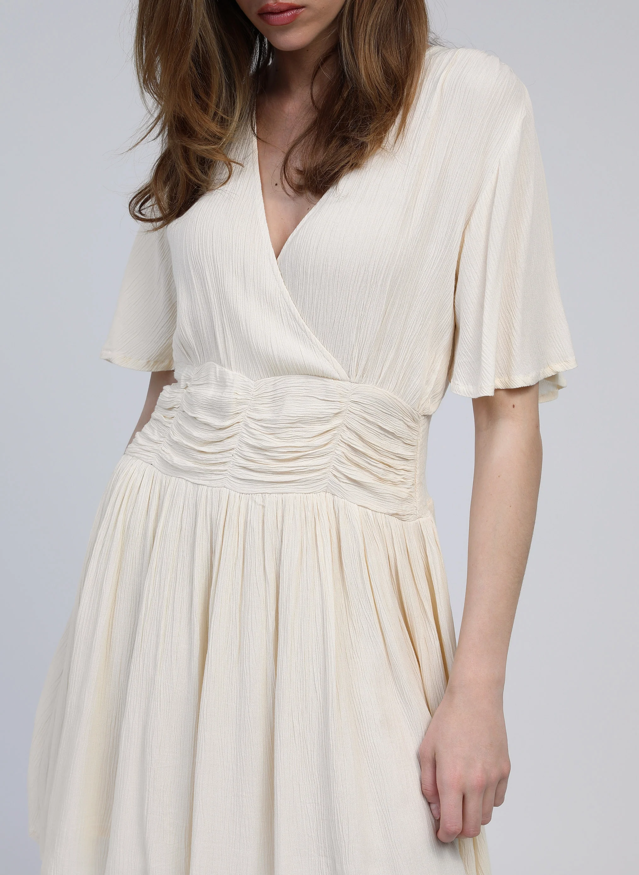 ROBE COURTE OFLAMY ecru - Image 3
