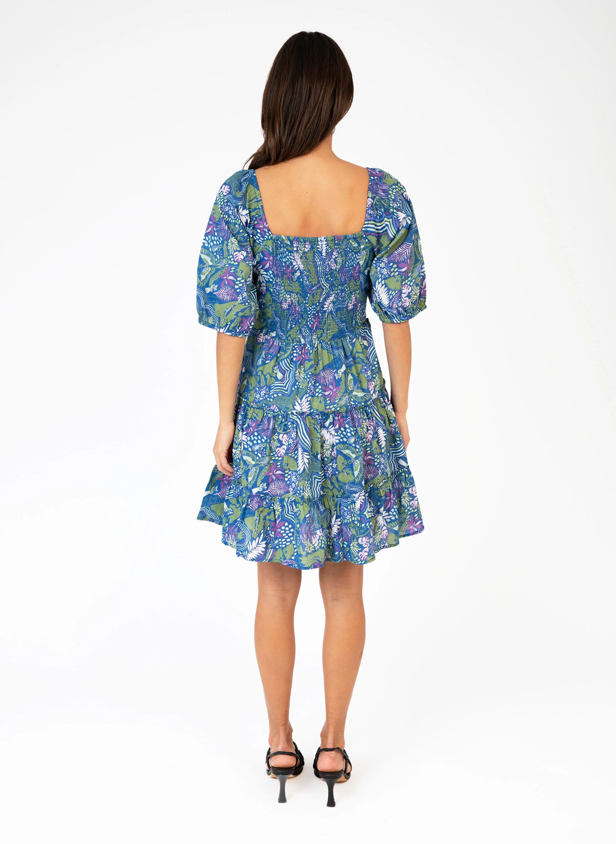 ROBE COURTE OLAVIE bolivia bleu - Image 3