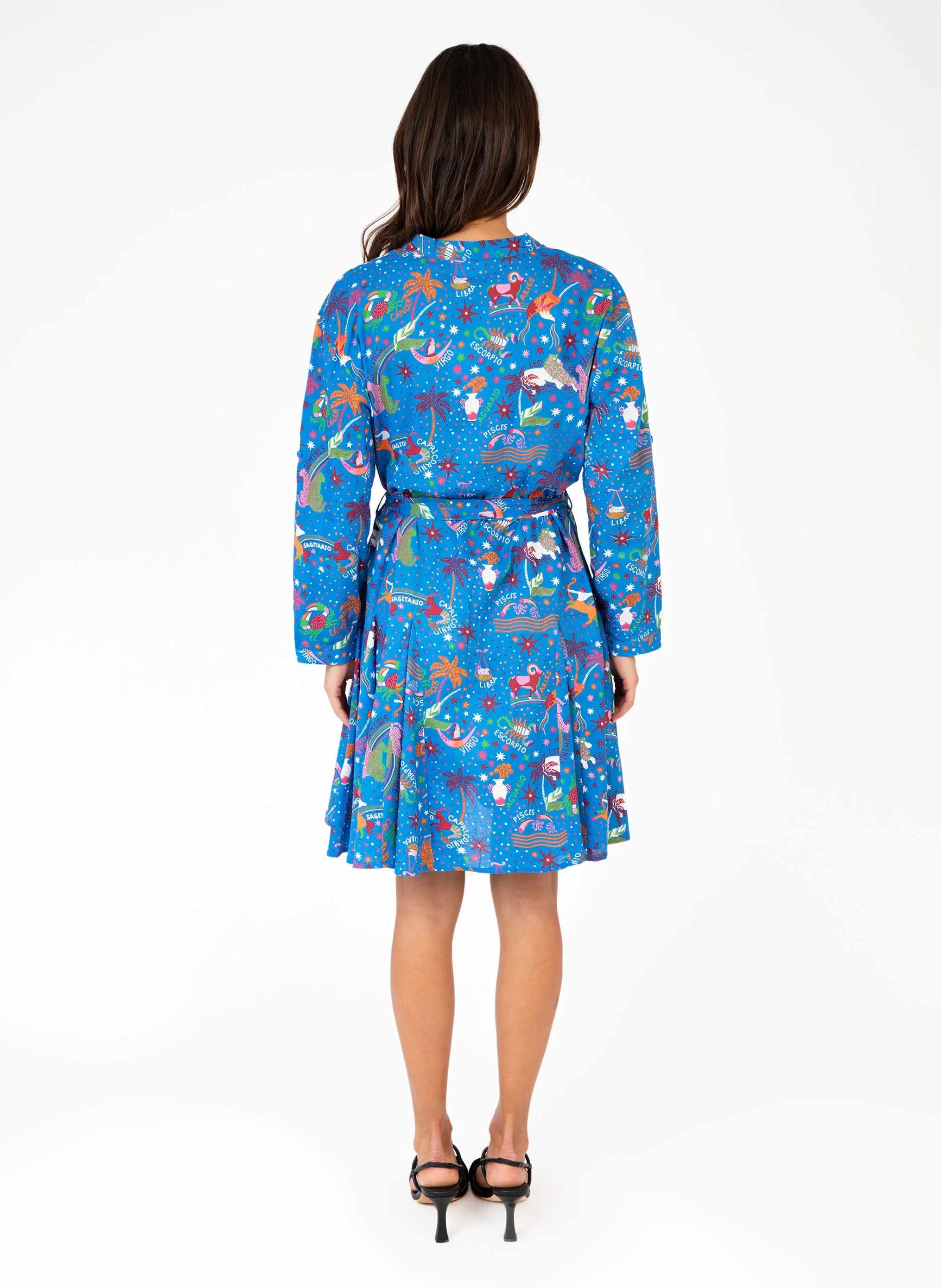 ROBE COURTE OLINATA circa bleu - Image 3