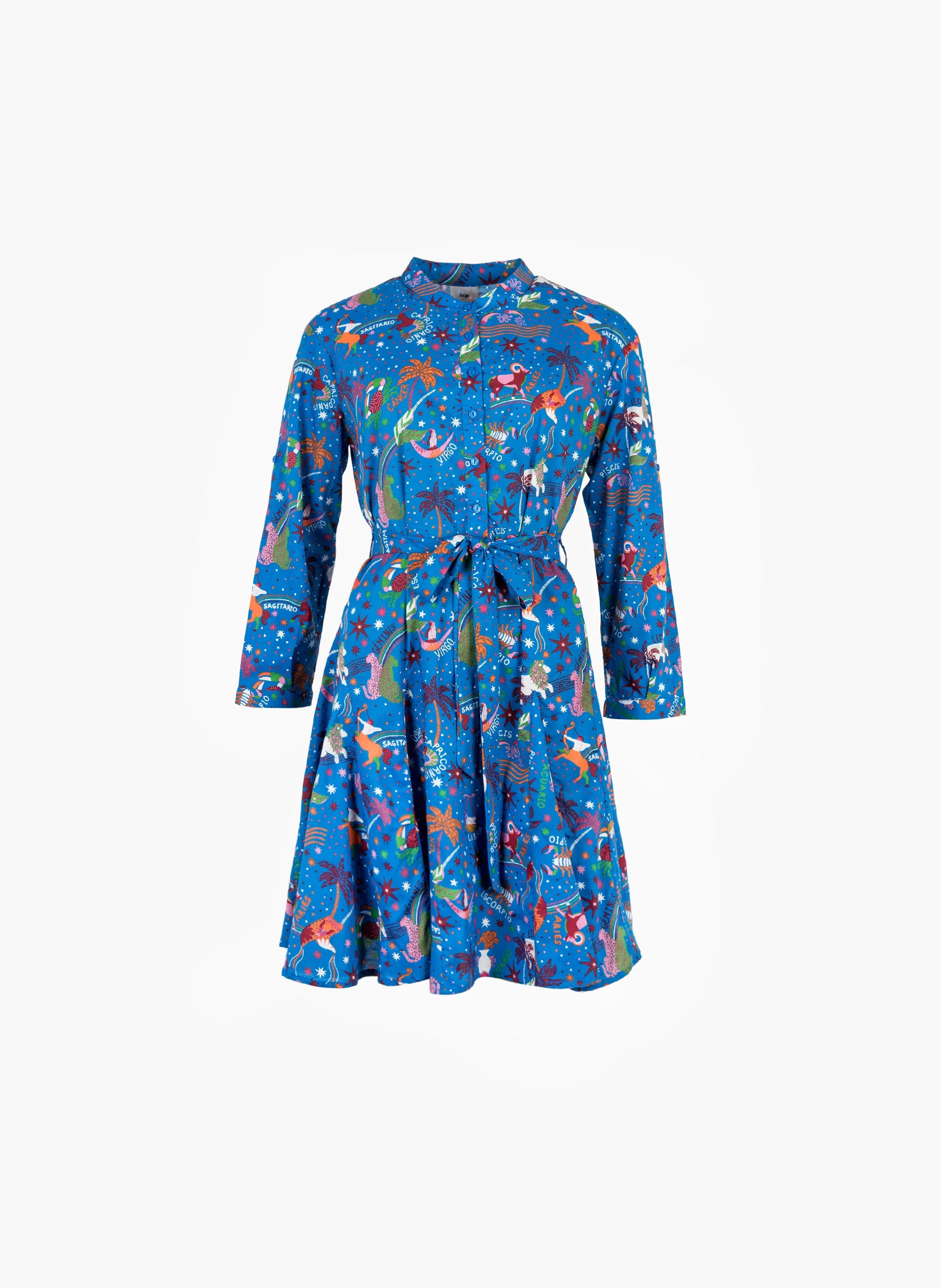 ROBE COURTE OLINATA circa bleu - Image 5