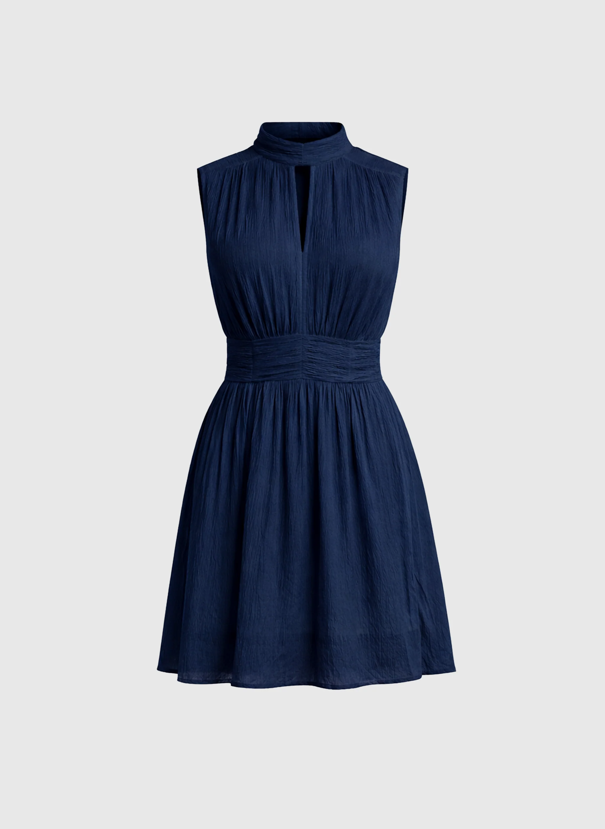 ROBE COURTE ORLEANE bleu - Image 5