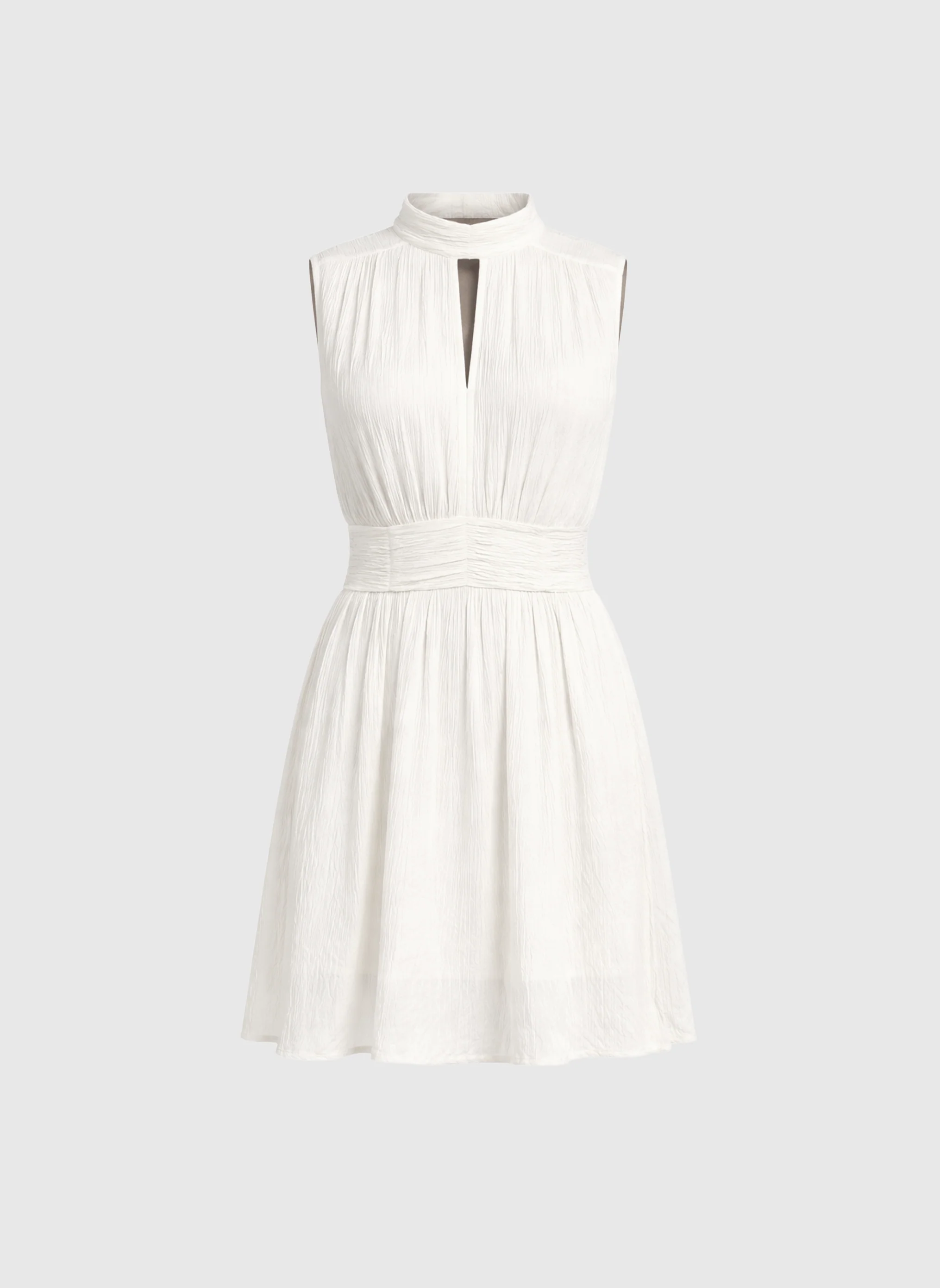 ROBE COURTE ORLEANE ecru - Image 5