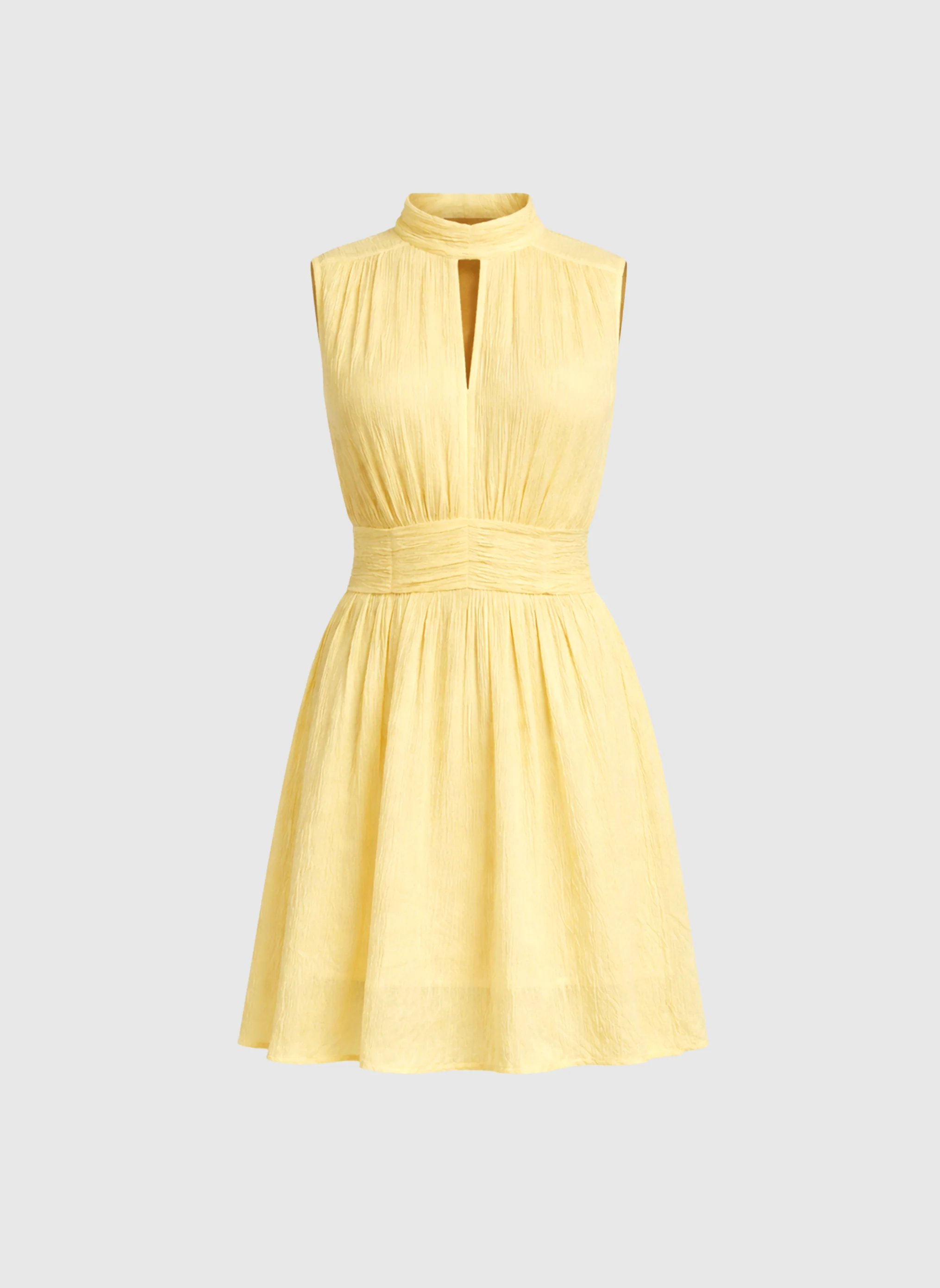ROBE COURTE ORLEANE paille - Image 5