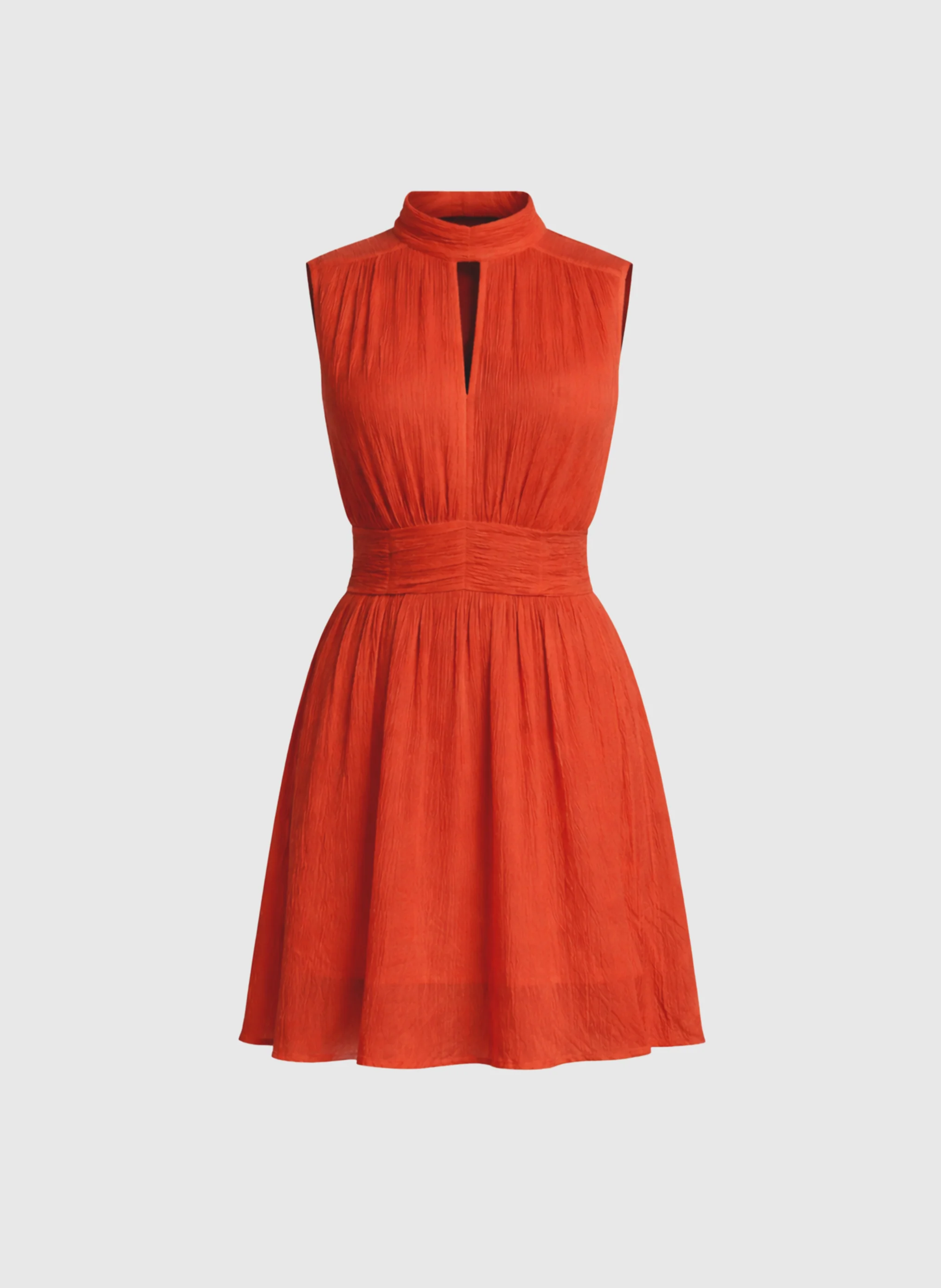 ROBE COURTE ORLEANE piment - Image 5