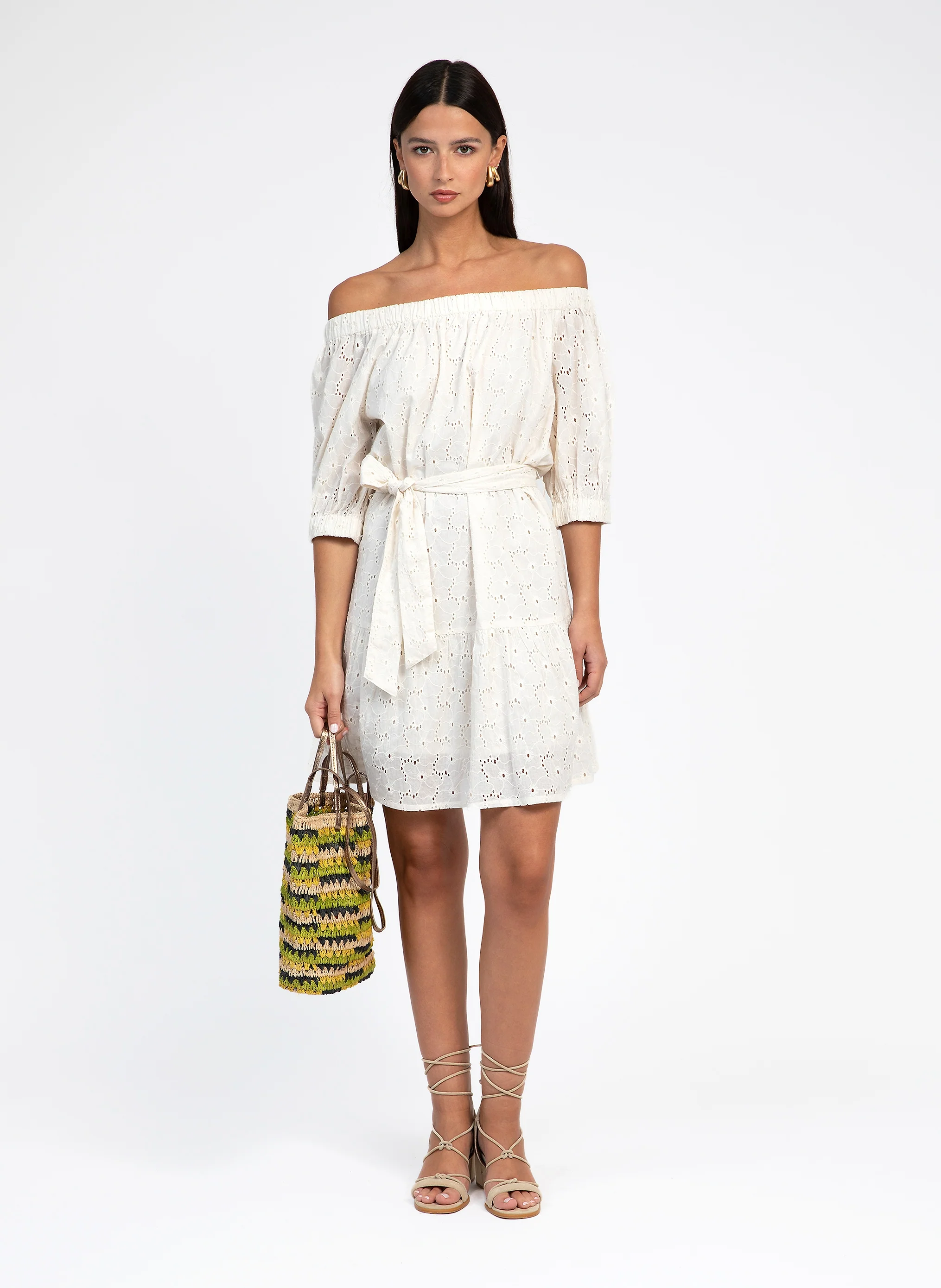 ROBE COURTE OVIANY ecru