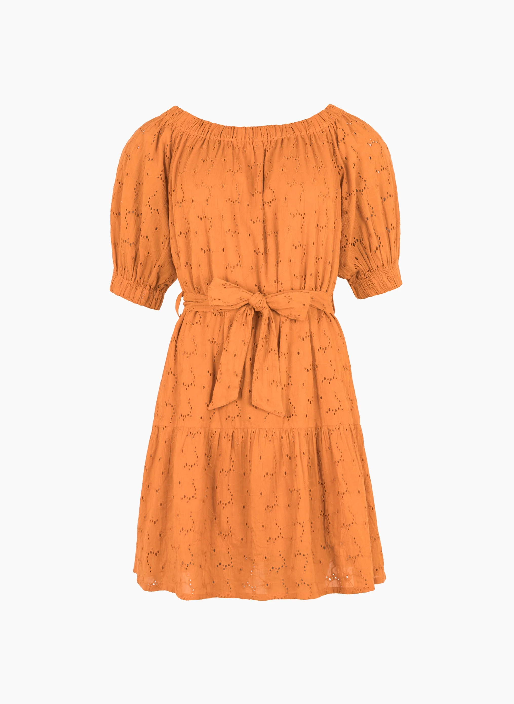 ROBE COURTE OVIANY orange - Image 5