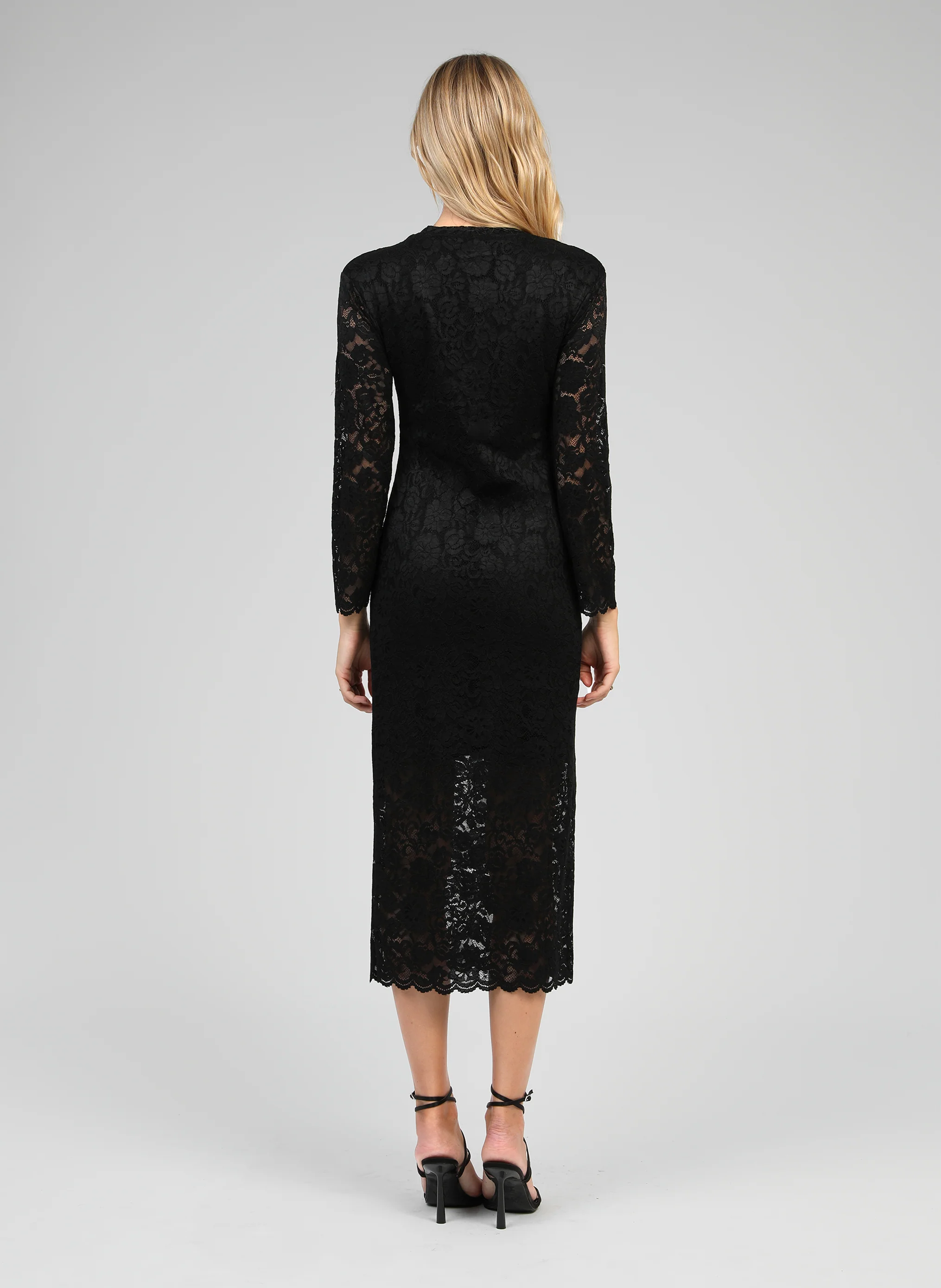 ROBE MIDI EMALIE noir - Image 4