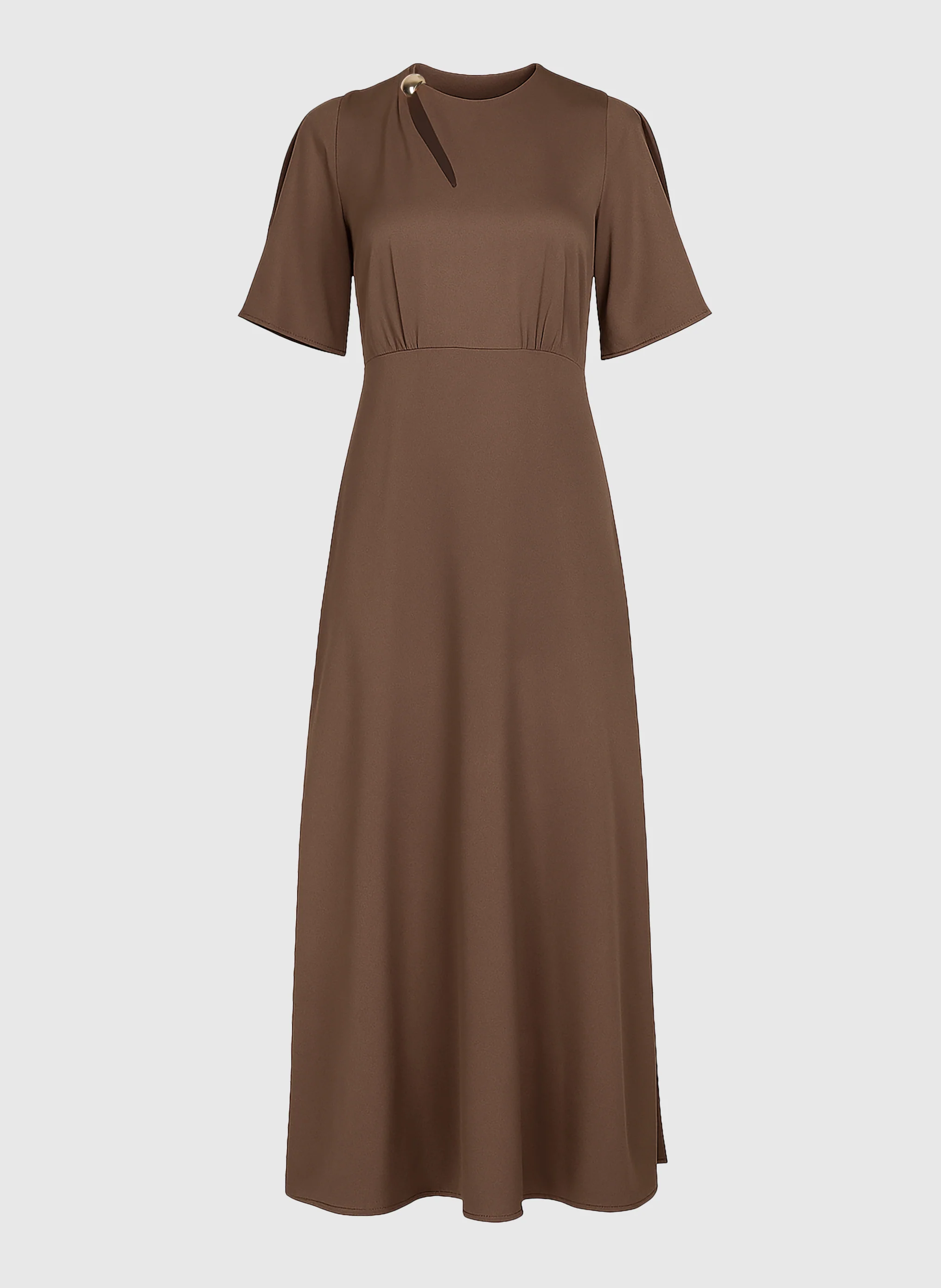 ROBE LONGUE MAELSA marron - Image 5