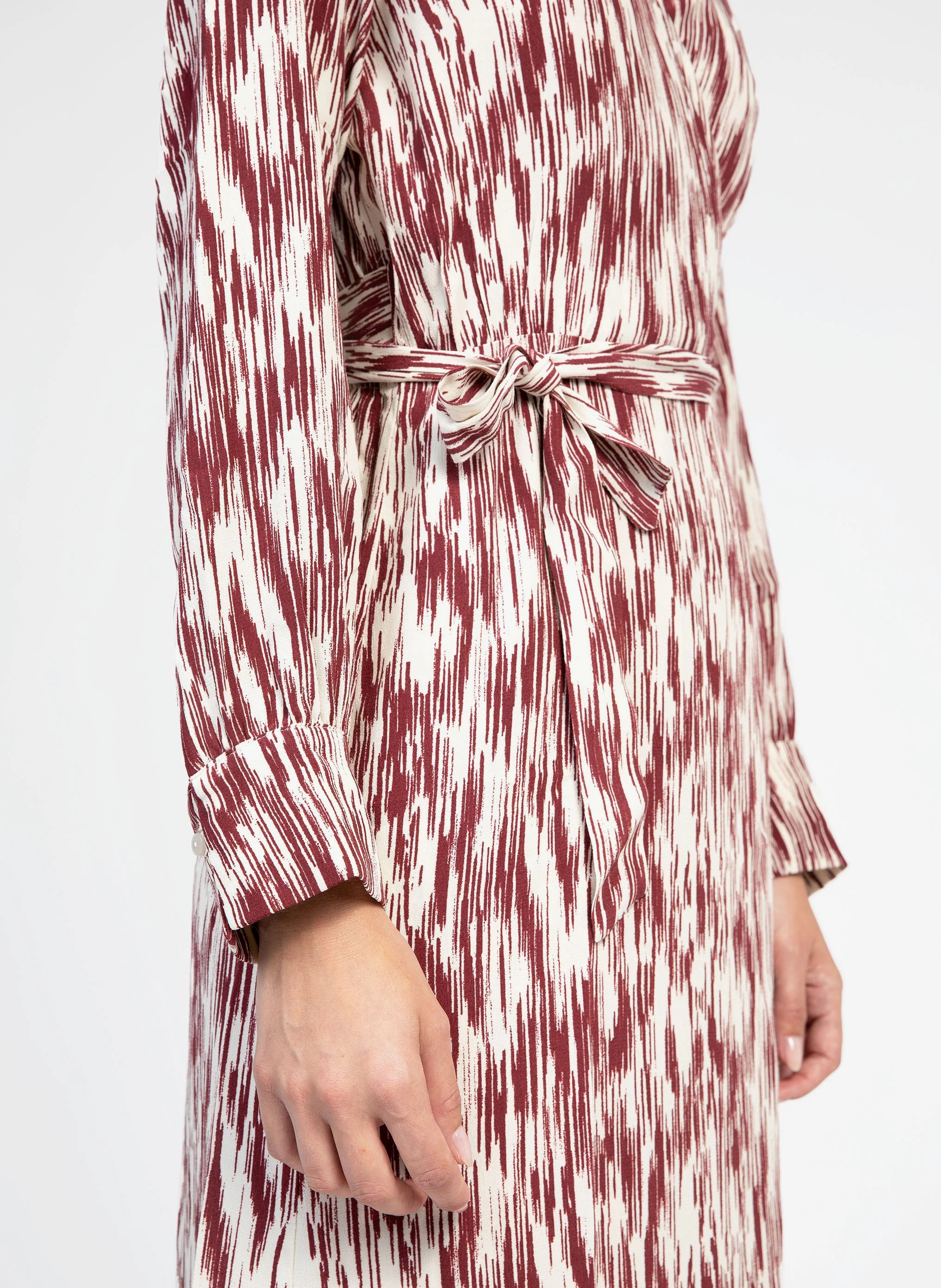 ROBE LONGUE MALILA biso grenat - Image 2