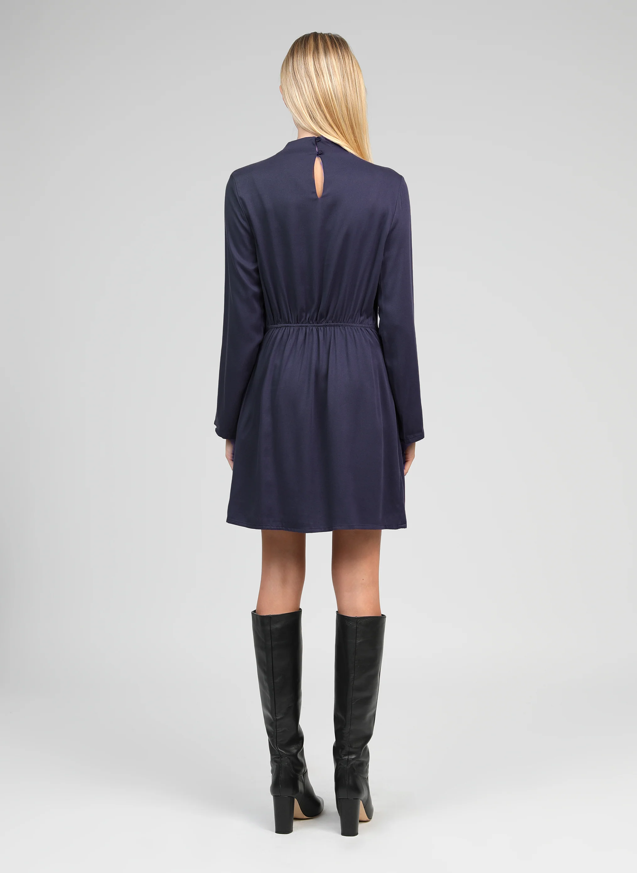 ROBE COURTE MANINON marine - Image 4