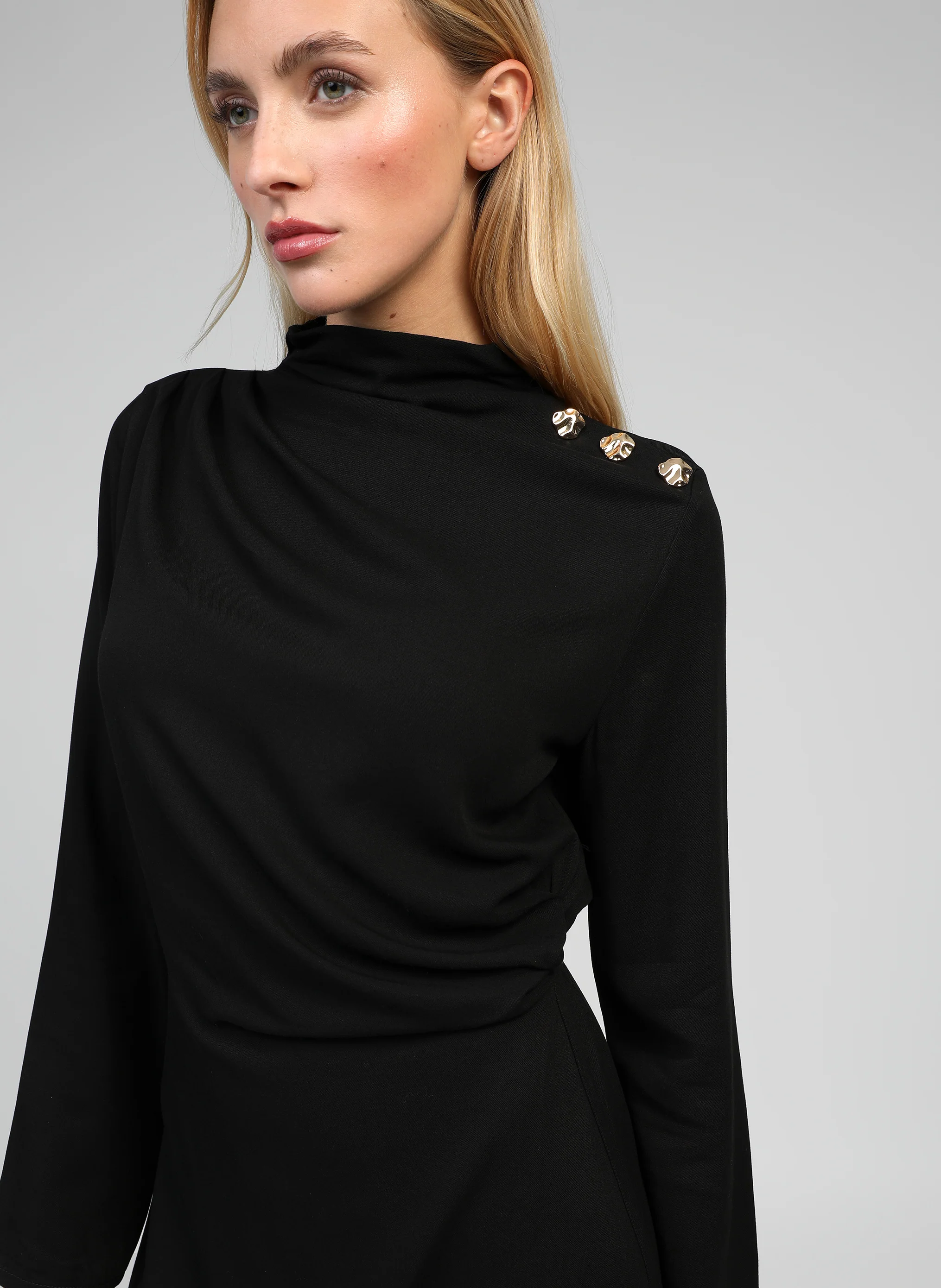 ROBE COURTE MANINON noir - Image 2