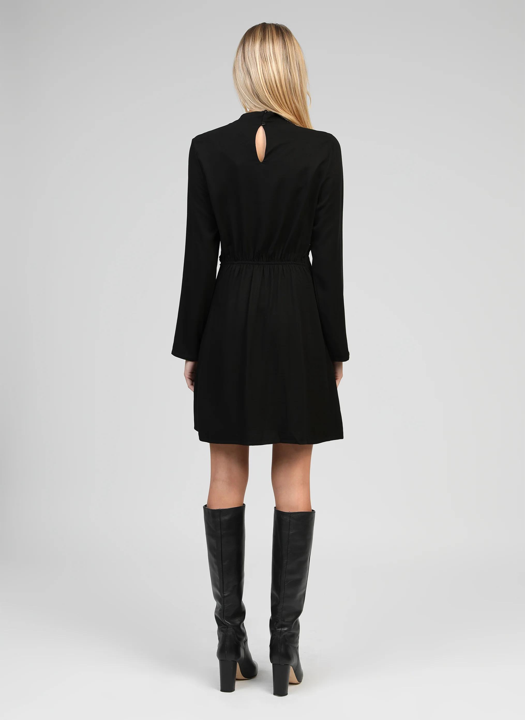 ROBE COURTE MANINON noir - Image 4