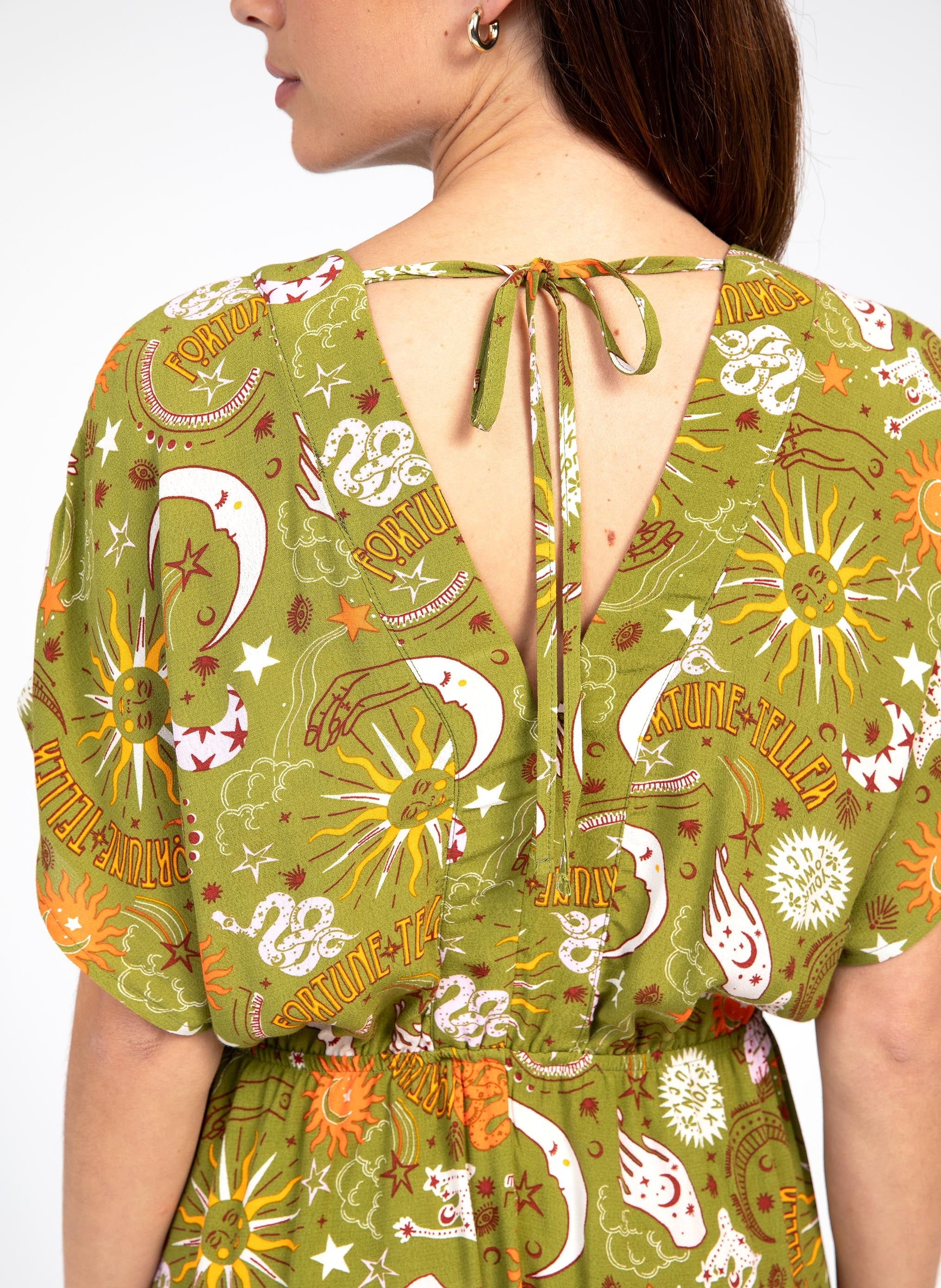 ROBE LONGUE MARINARA boheme olive - Image 4