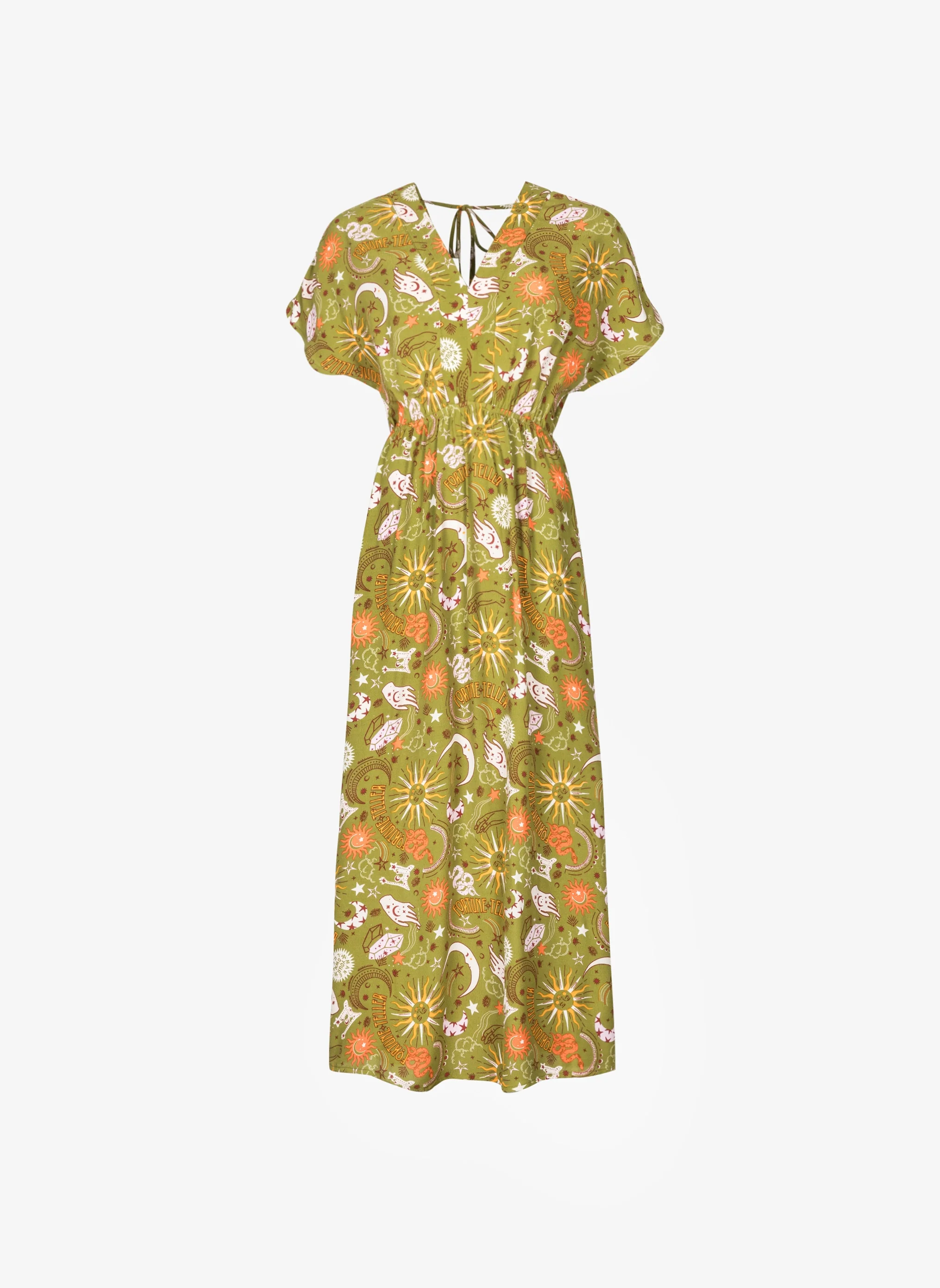 ROBE LONGUE MARINARA boheme olive - Image 6