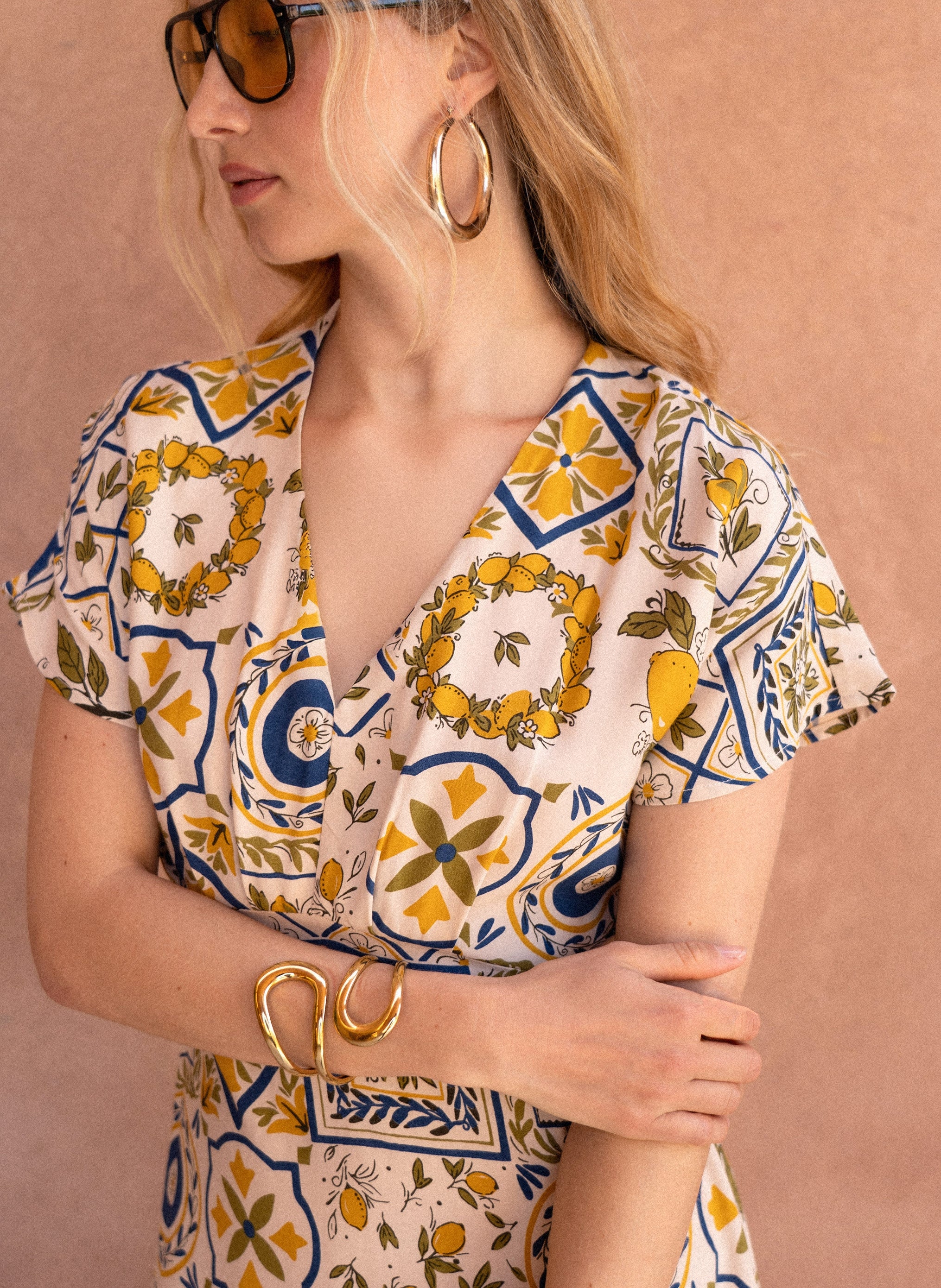 ROBE LONGUE MEKIA rizzo bleu - Image 2