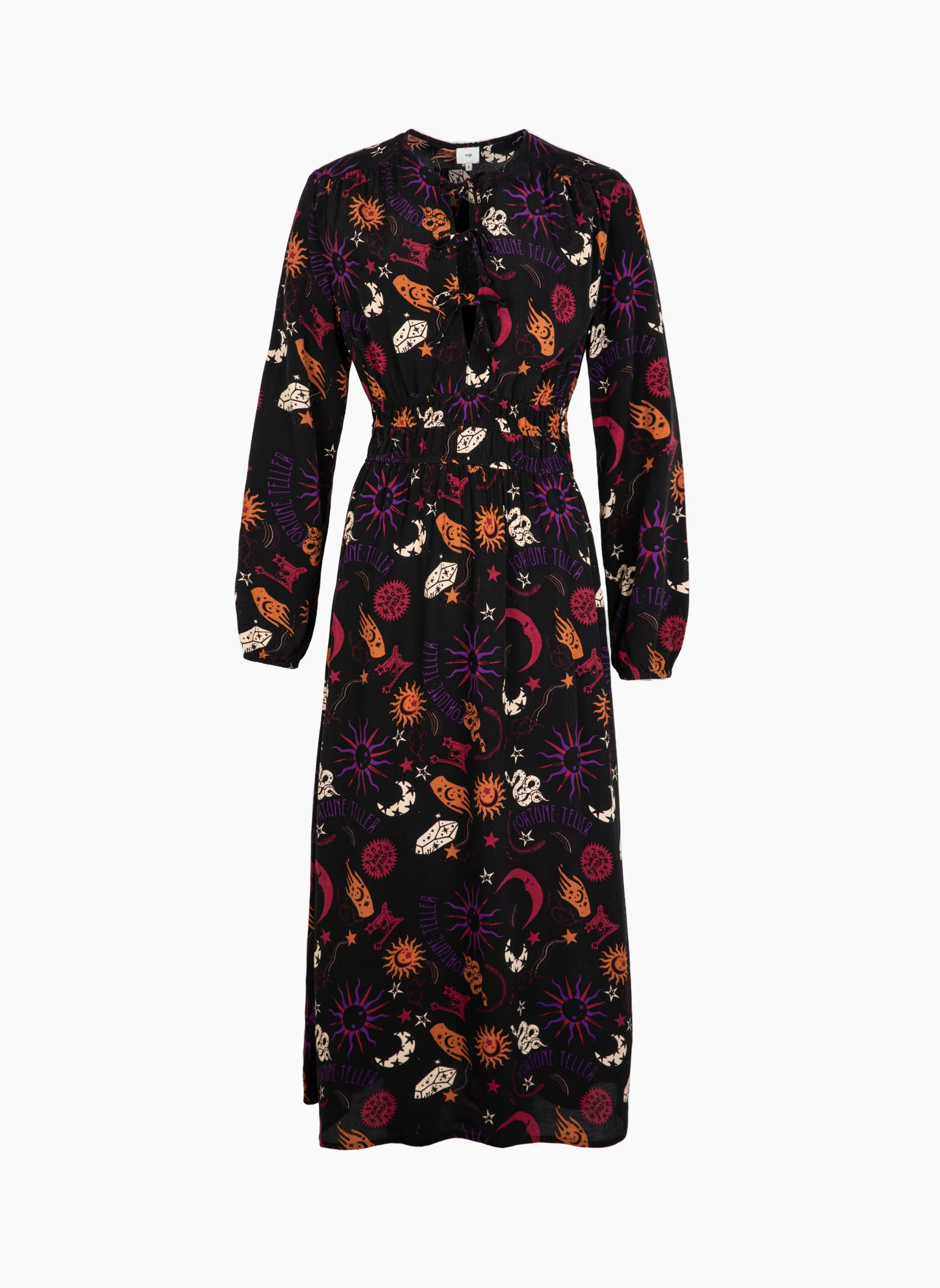 ROBE LONGUE MERIVA bohème noir - Image 5