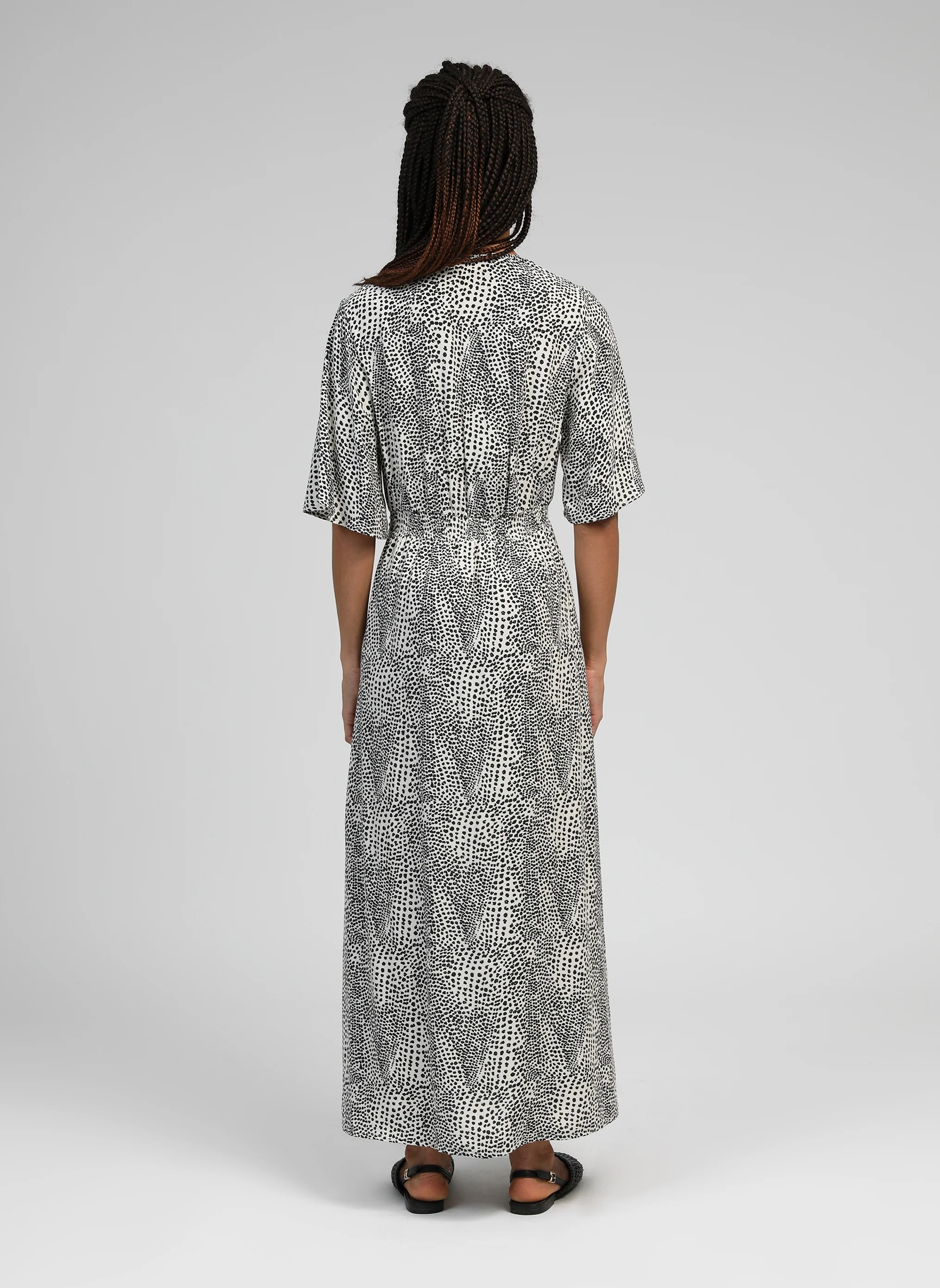 ROBE LONGUE MESUNA aurore ecru - Image 4