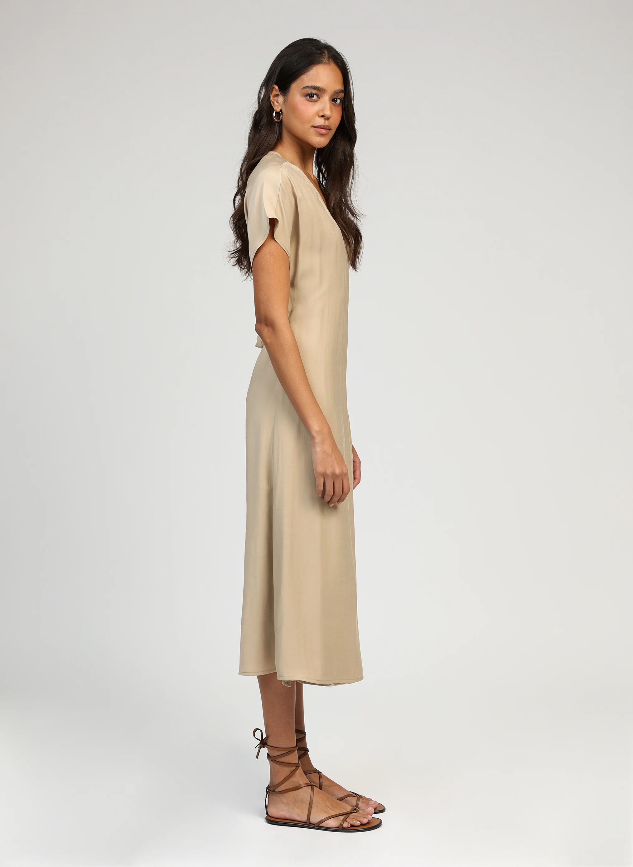 ROBE LONGUE MIKIMA beige - Image 3