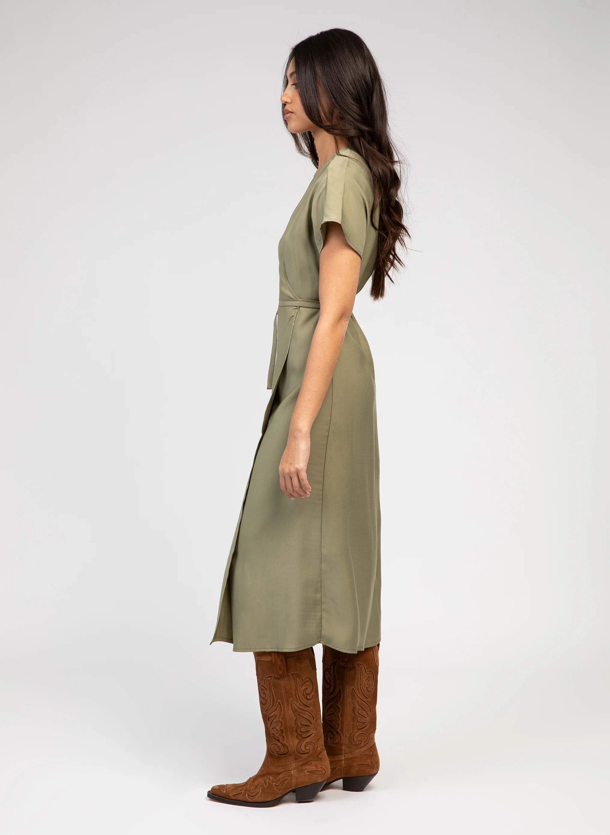 ROBE LONGUE MIKIMA militaire - Image 3