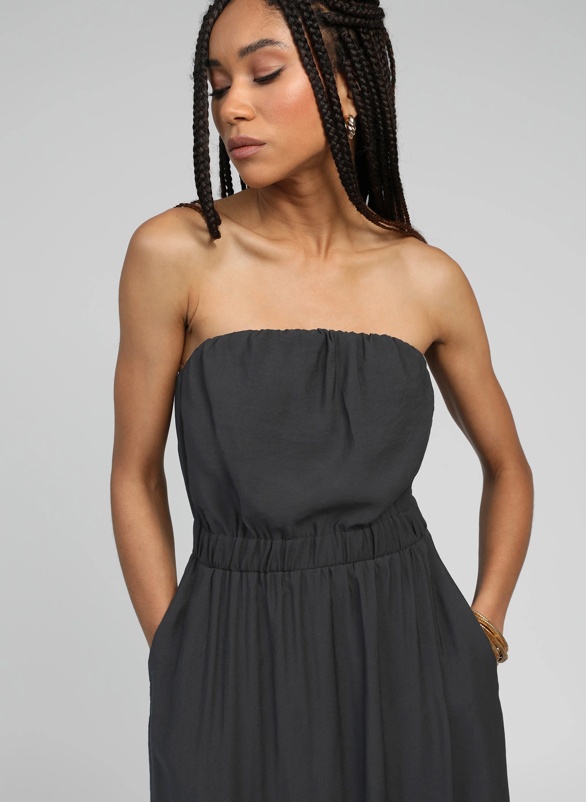 ROBE LONGUE MILIKO carbone - Image 2