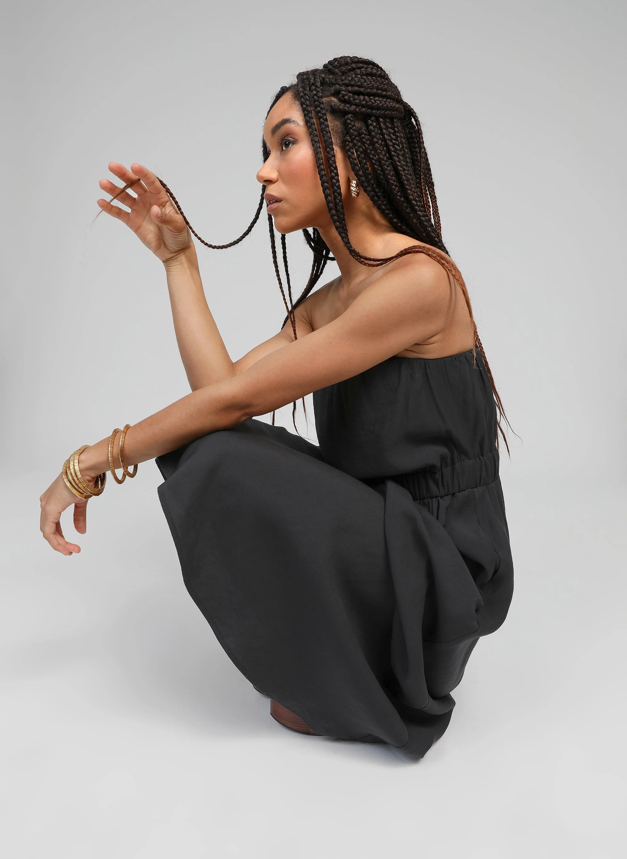 ROBE LONGUE MILIKO carbone - Image 3