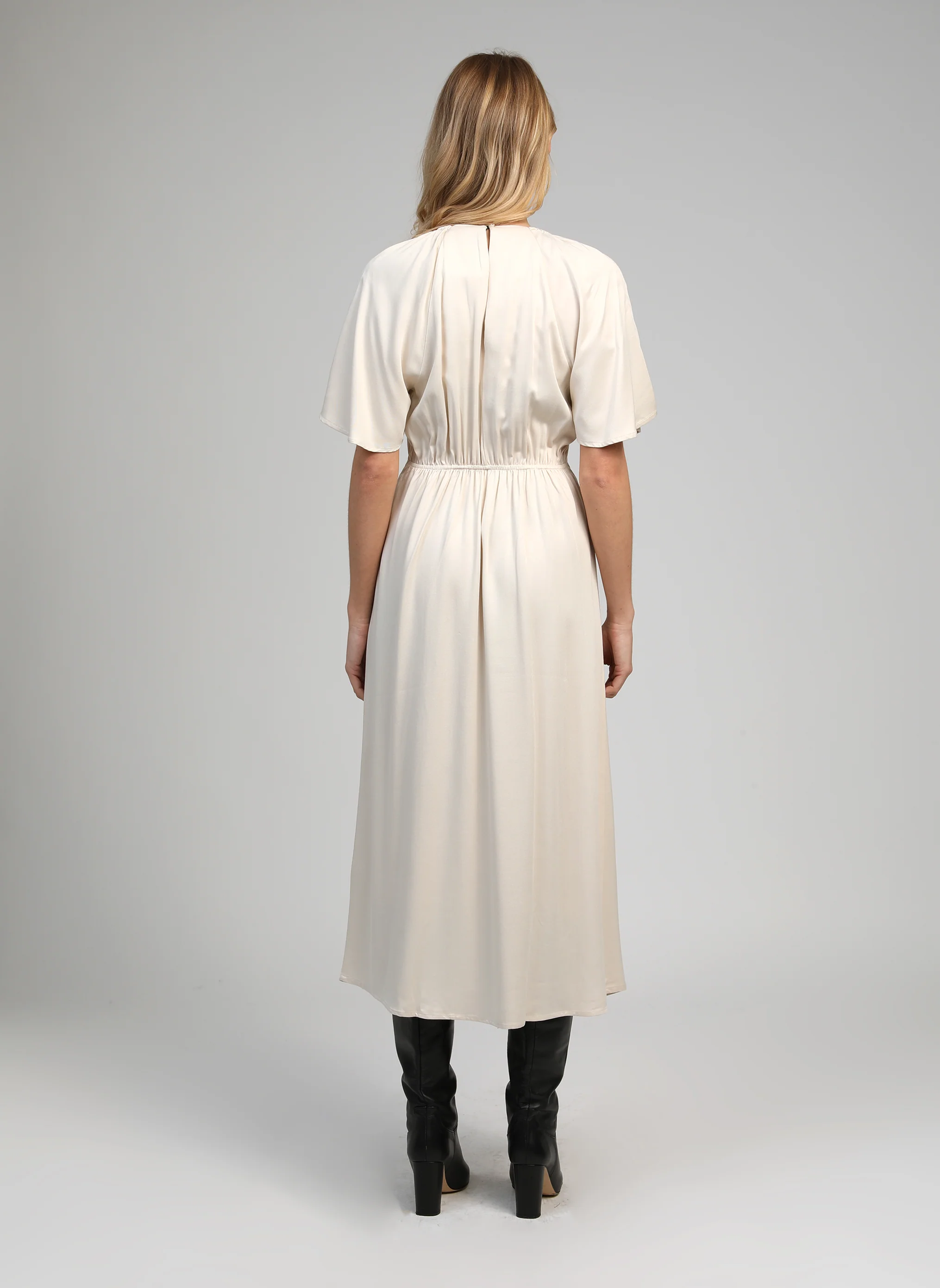 ROBE LONGUE MORIANA ecru - Image 4
