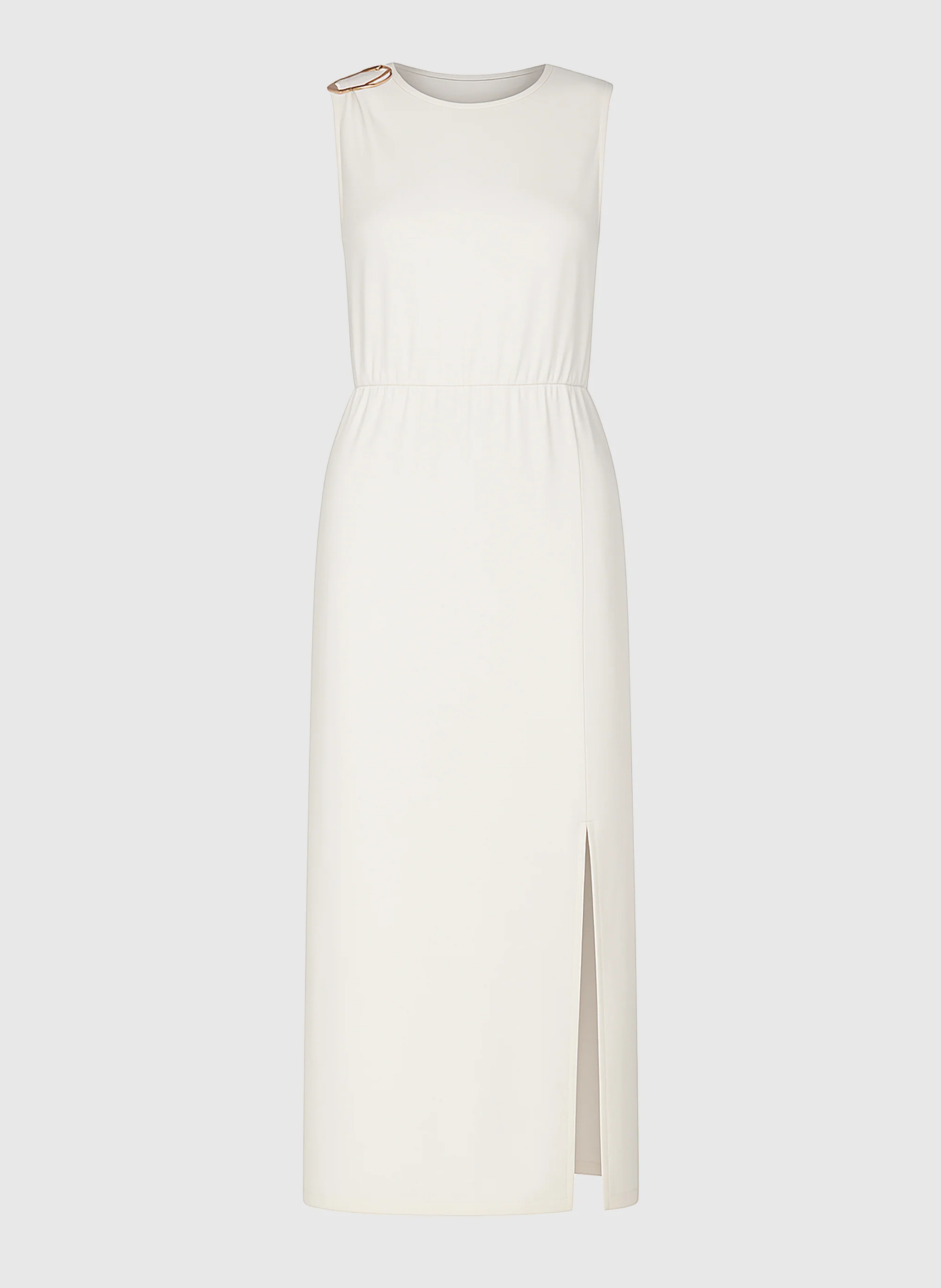 ROBE MIDI MYSTRAL ecru - Image 5