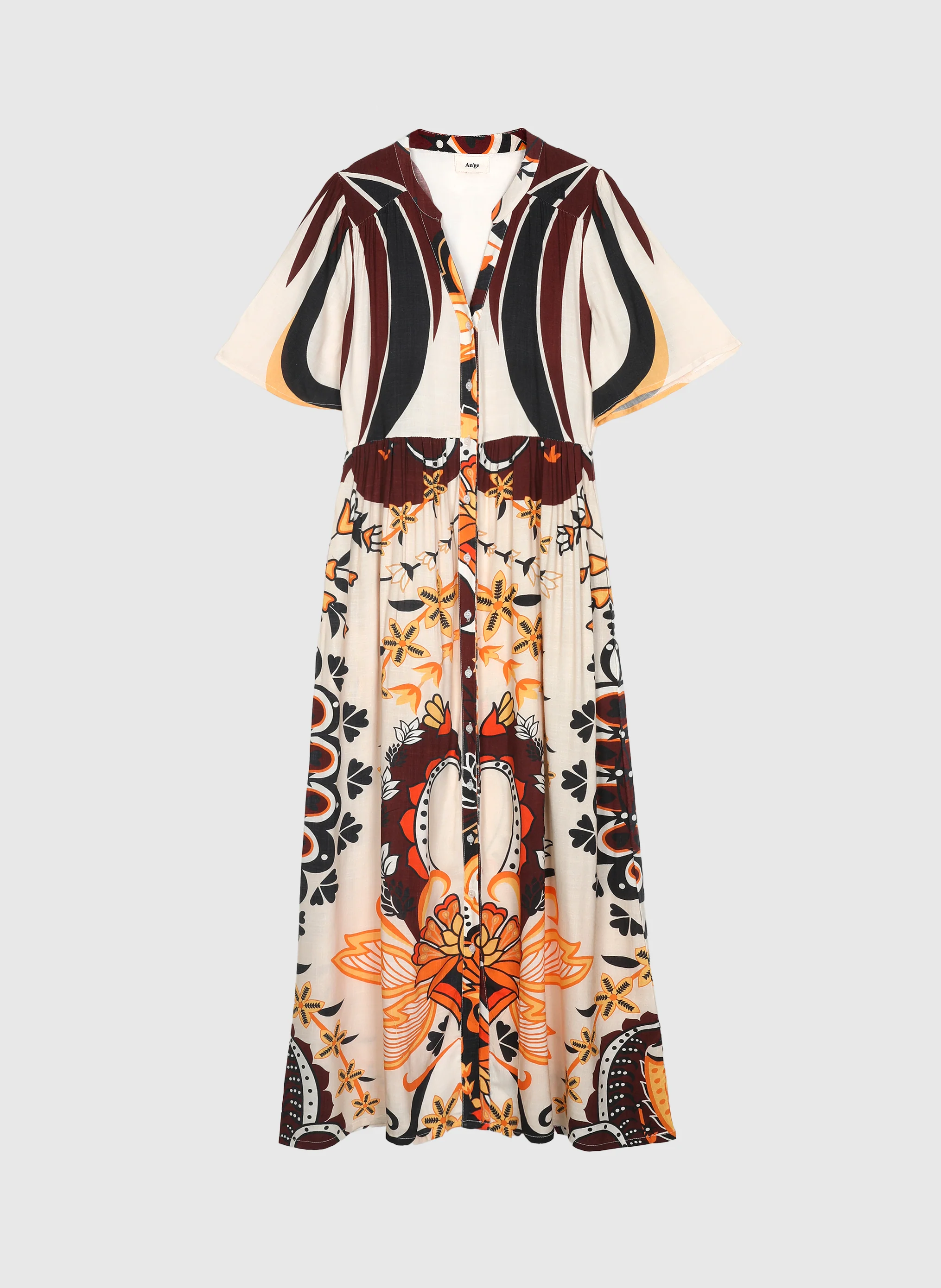 ROBE LONGUE OBEMIA clever ecru - Image 5