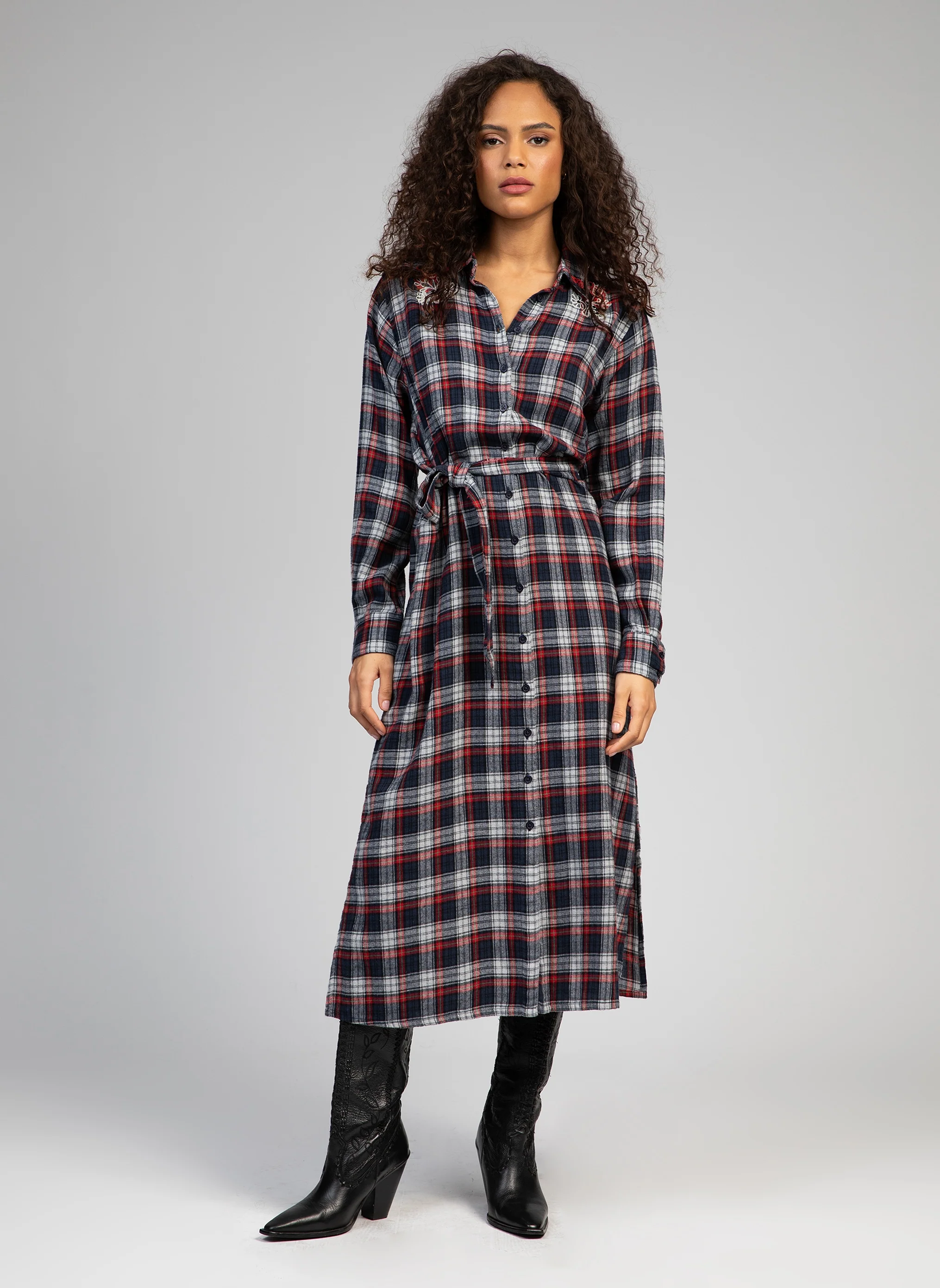 ROBE LONGUE OCTAVE marine