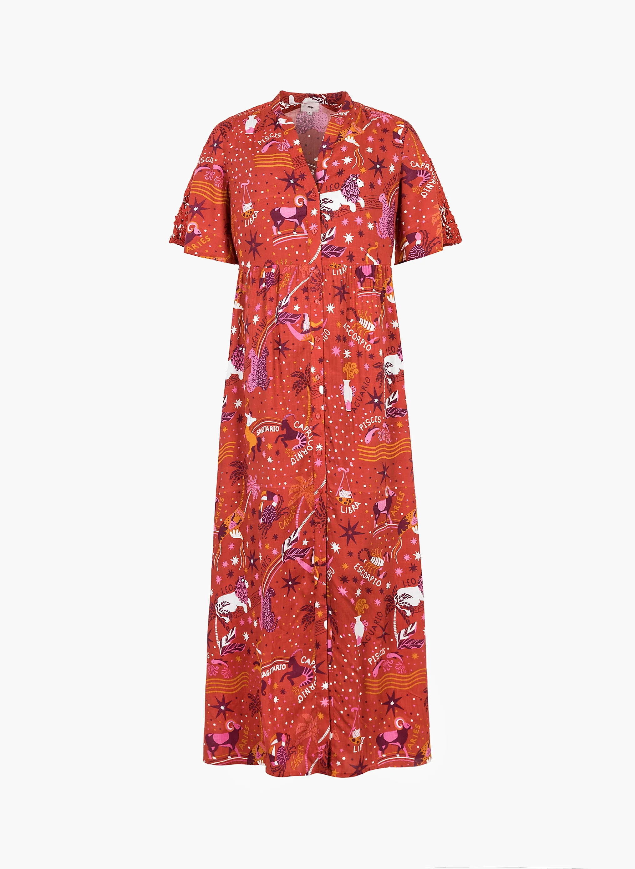 ROBE LONGUE ODEMY circus rouge - Image 5