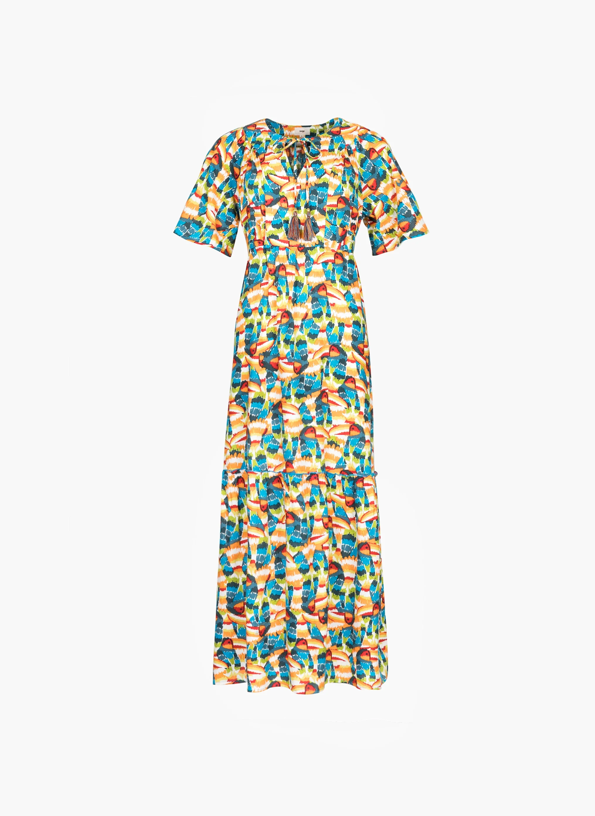 ROBE LONGUE ODIAS tunissa bleu