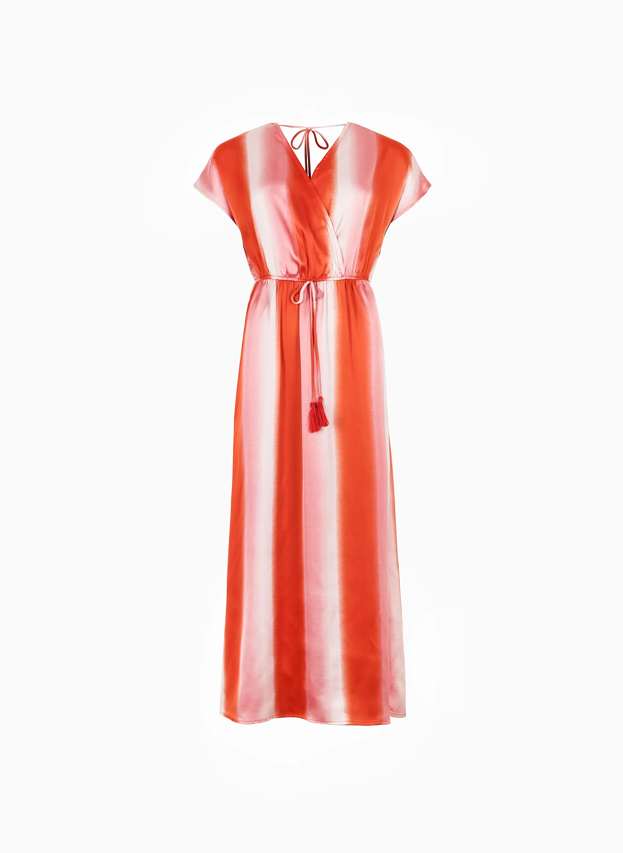ROBE LONGUE ODIVINE corail - Image 6