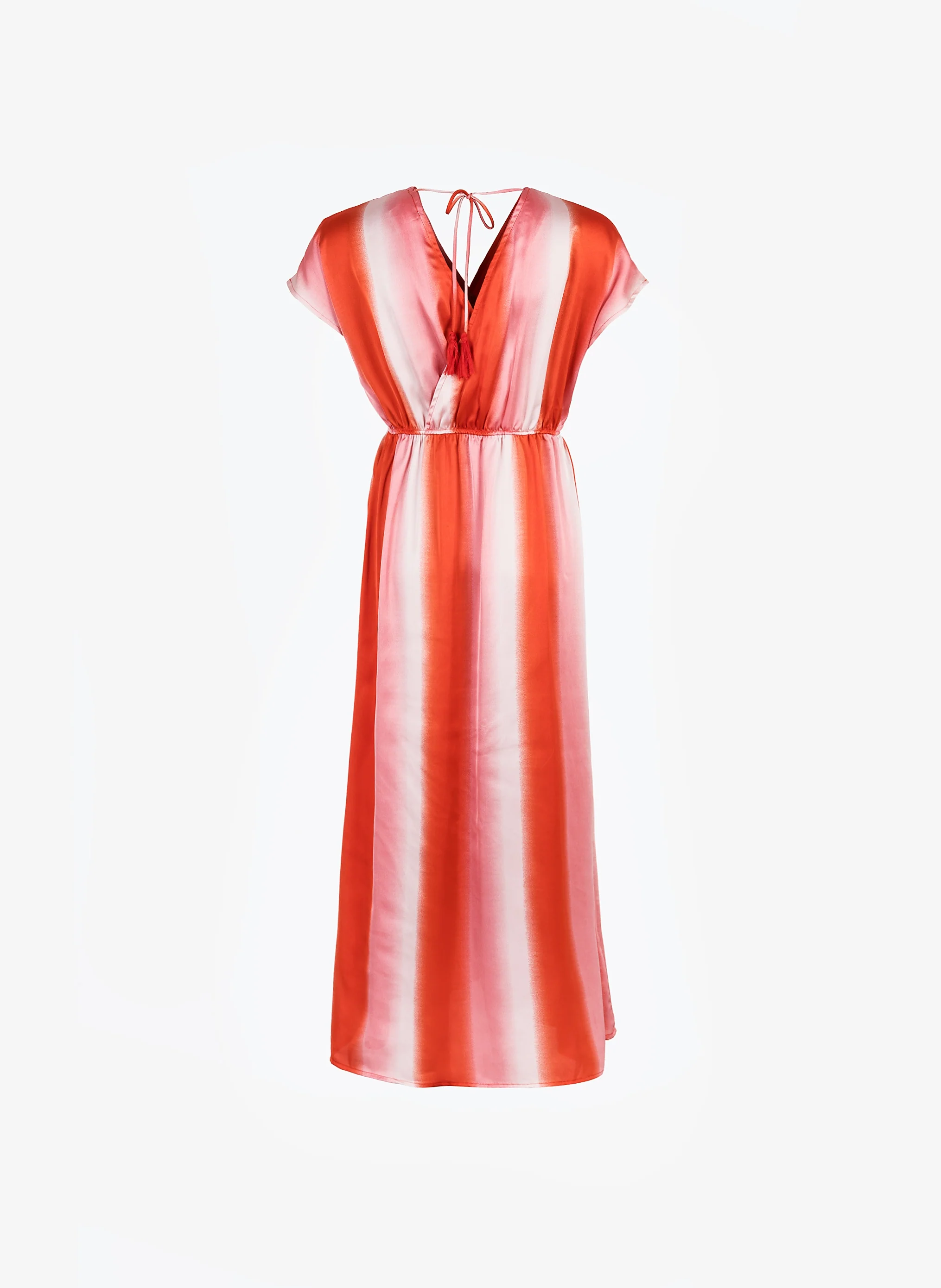 ROBE LONGUE ODIVINE corail - Image 7