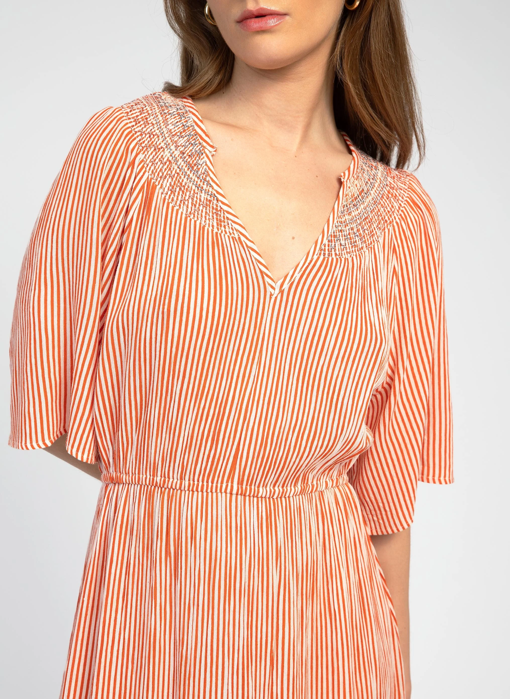 ROBE LONGUE OFELIA orange - Image 2