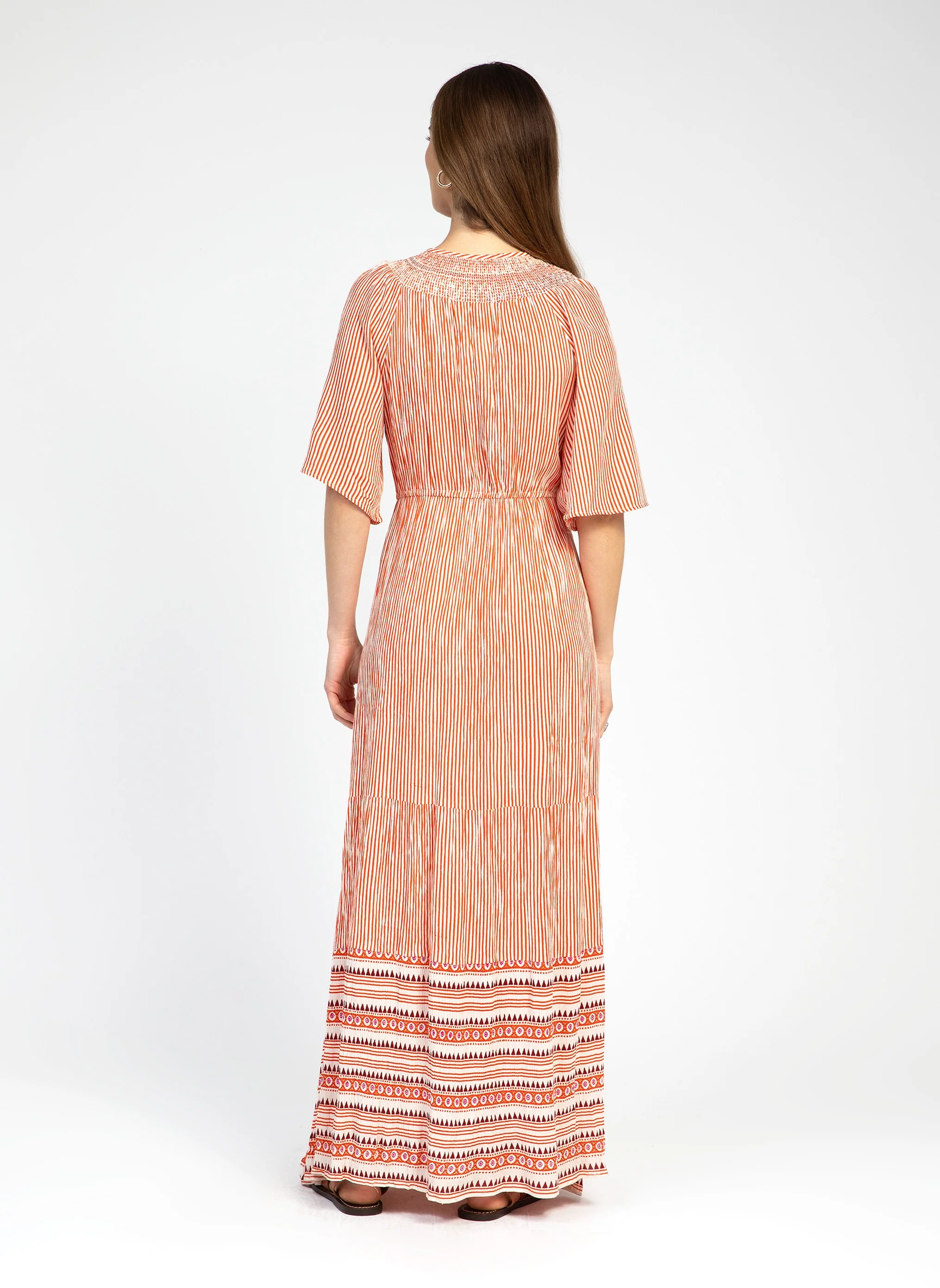 ROBE LONGUE OFELIA orange - Image 4