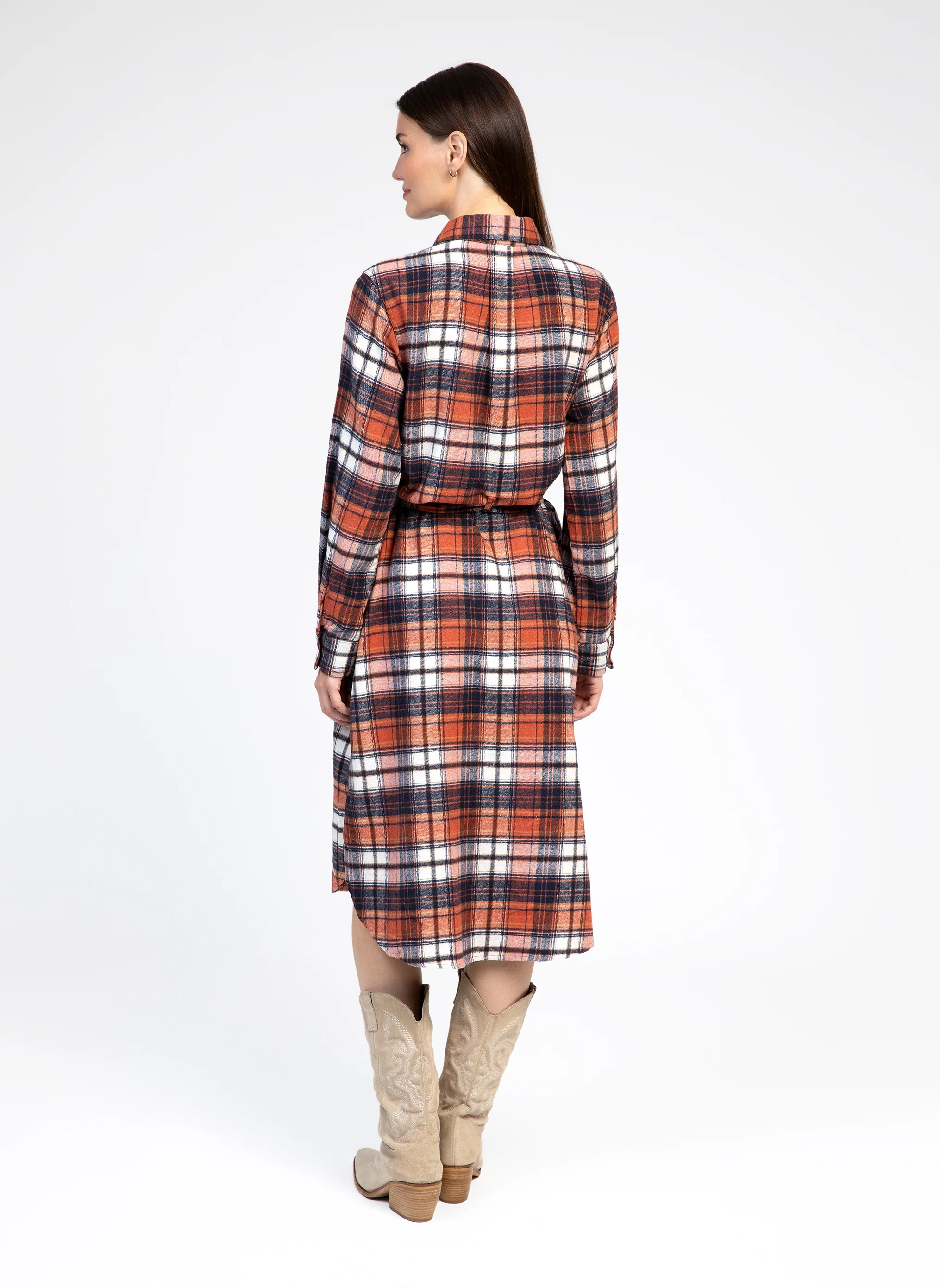 ROBE LONGUE OKSANE corail - Image 4