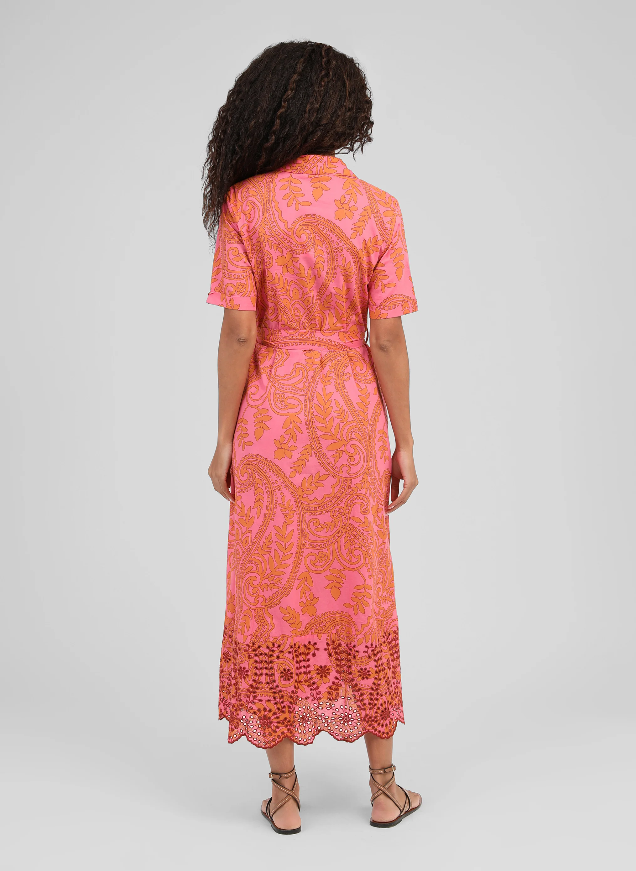 ROBE LONGUE OLAVIANE twiggy rose - Image 4