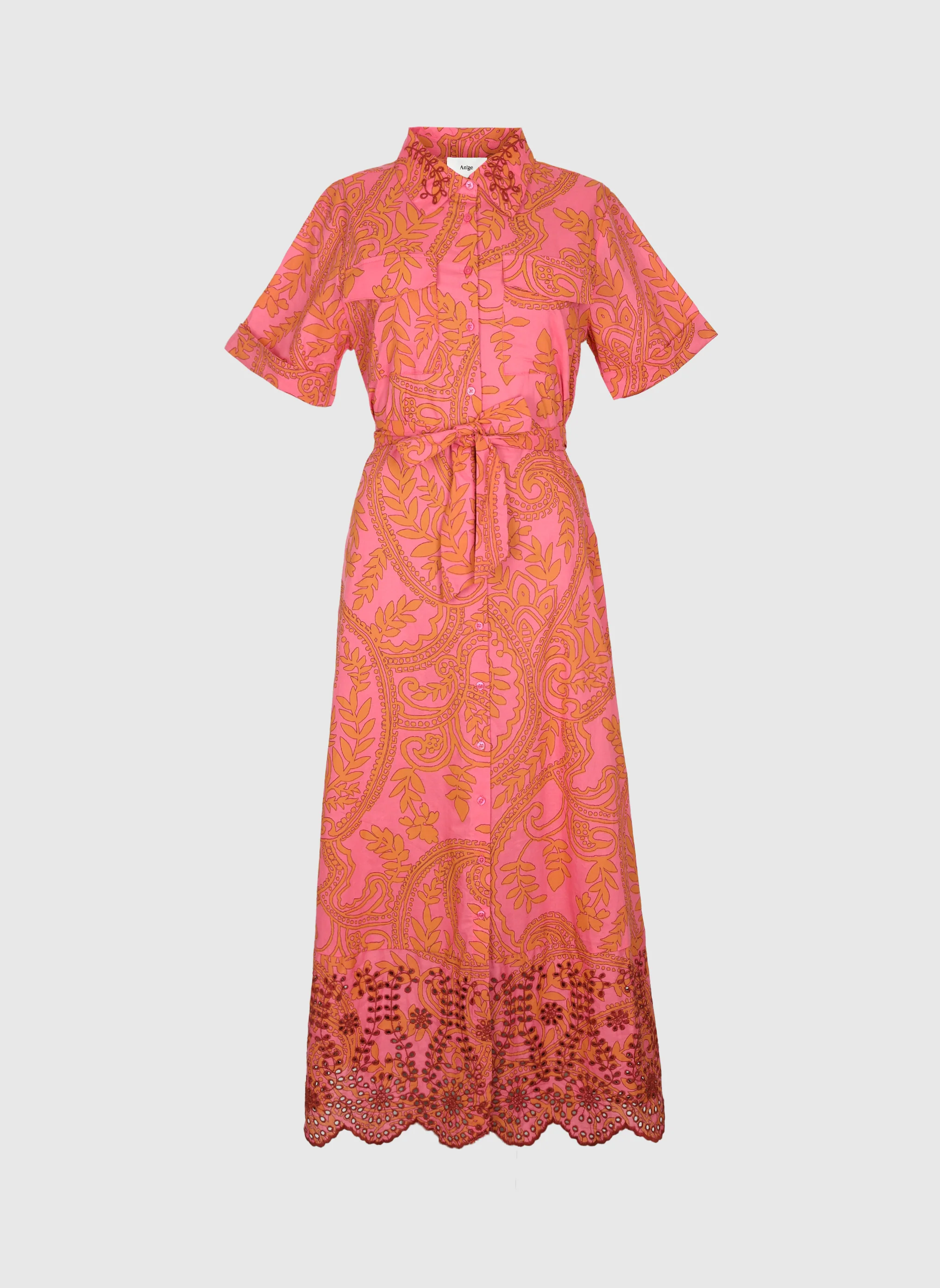ROBE LONGUE OLAVIANE twiggy rose - Image 5