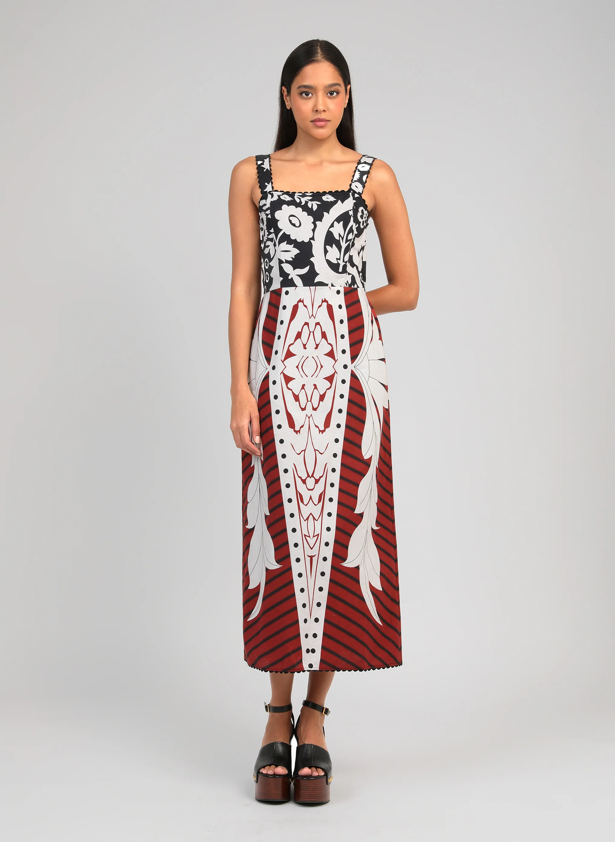 ROBE MIDI OLEYA kelina bordeaux