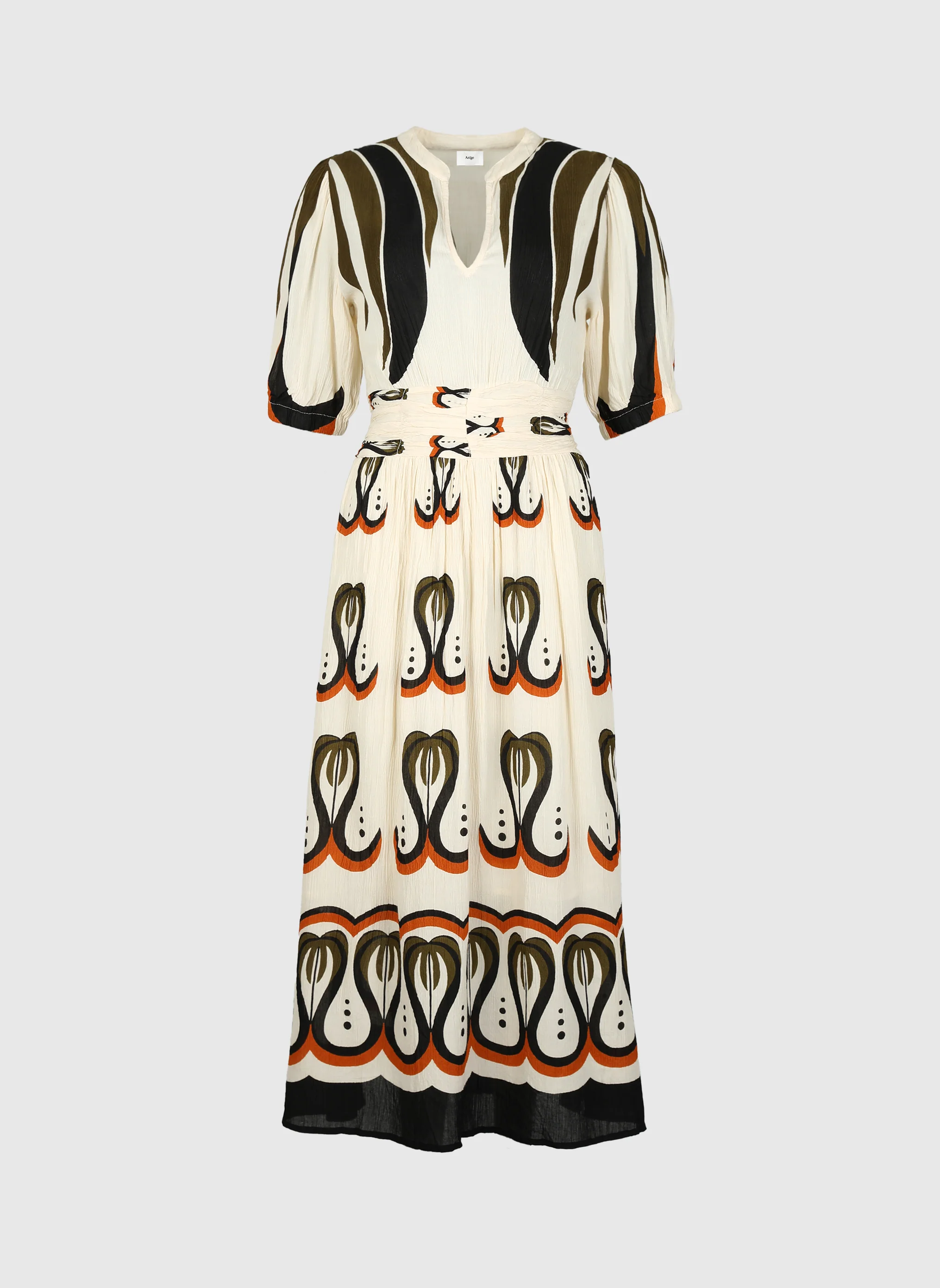 ROBE LONGUE OMOANA shalima ecru - Image 5
