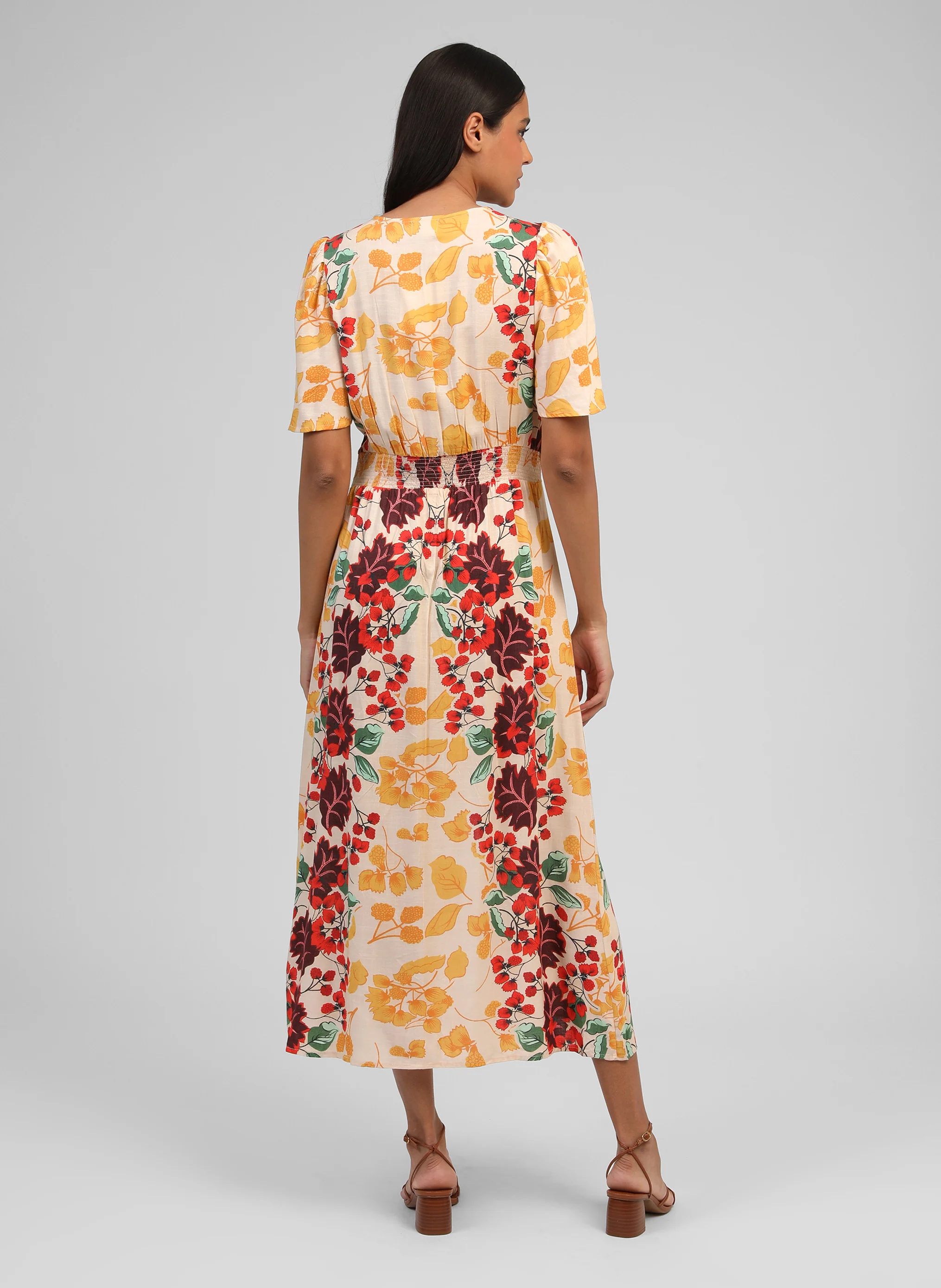 ROBE LONGUE ONESSA forest multico - Image 4