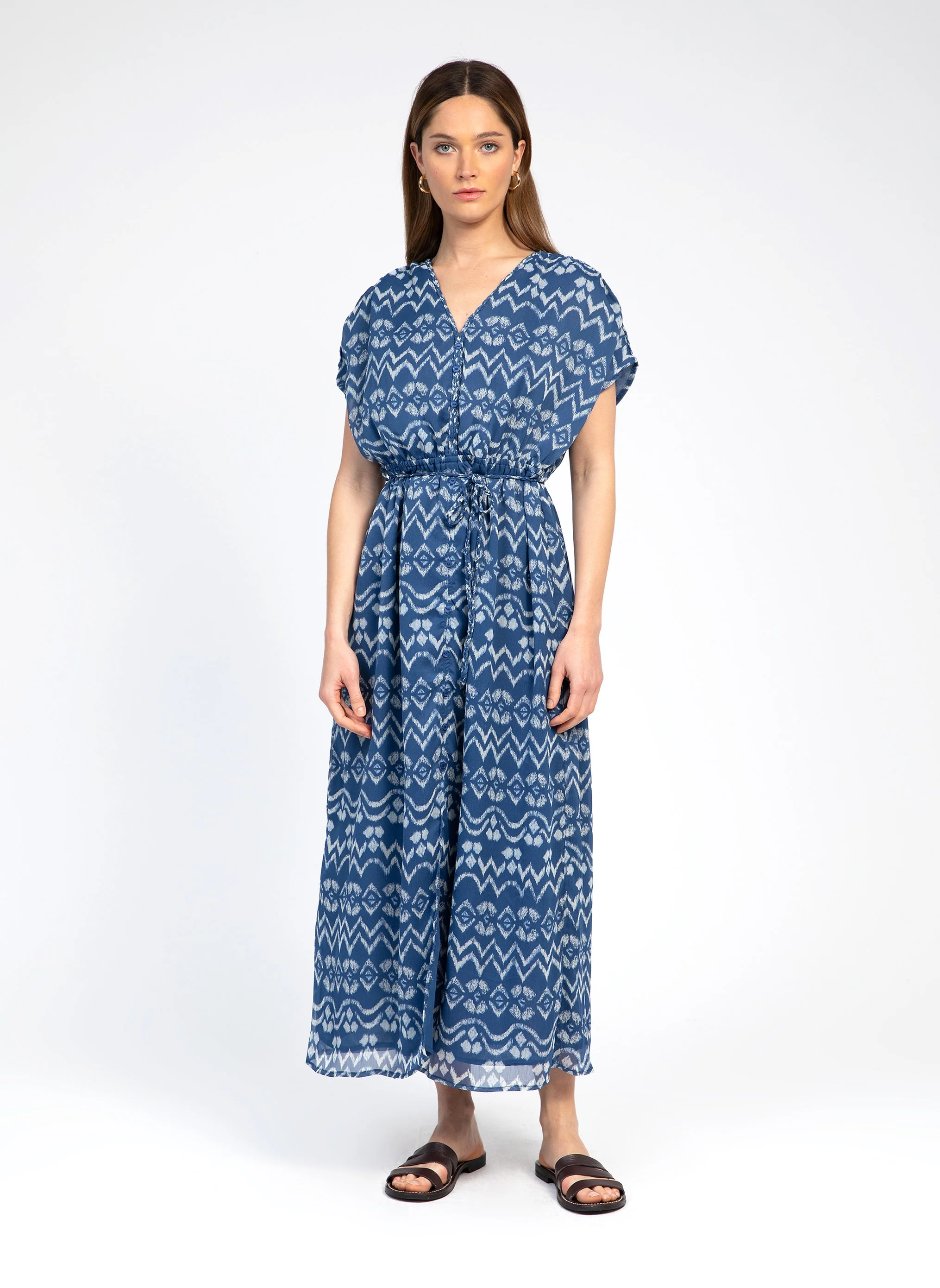 ROBE LONGUE ONEZYME icarie bleu