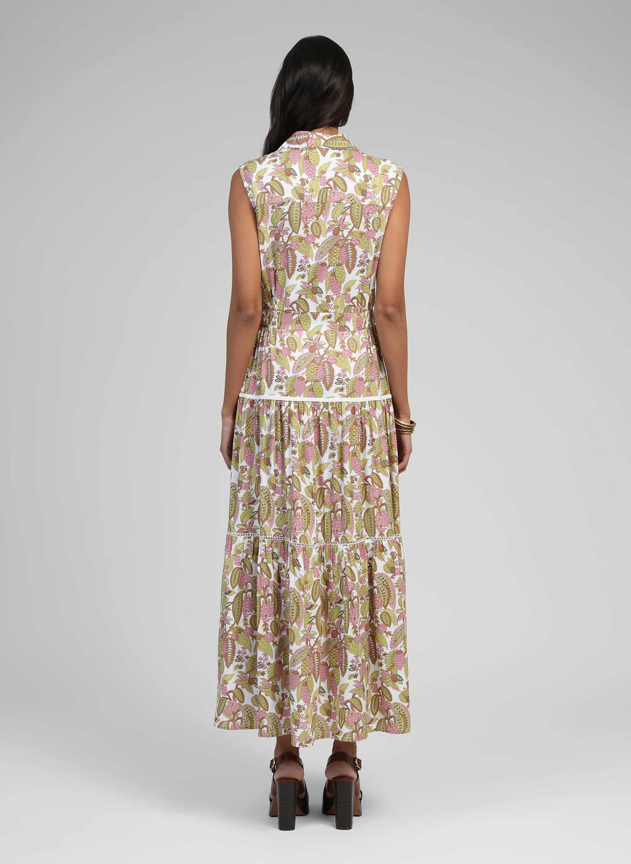 ROBE LONGUE OPAVIA ampelia tilleul - Image 7