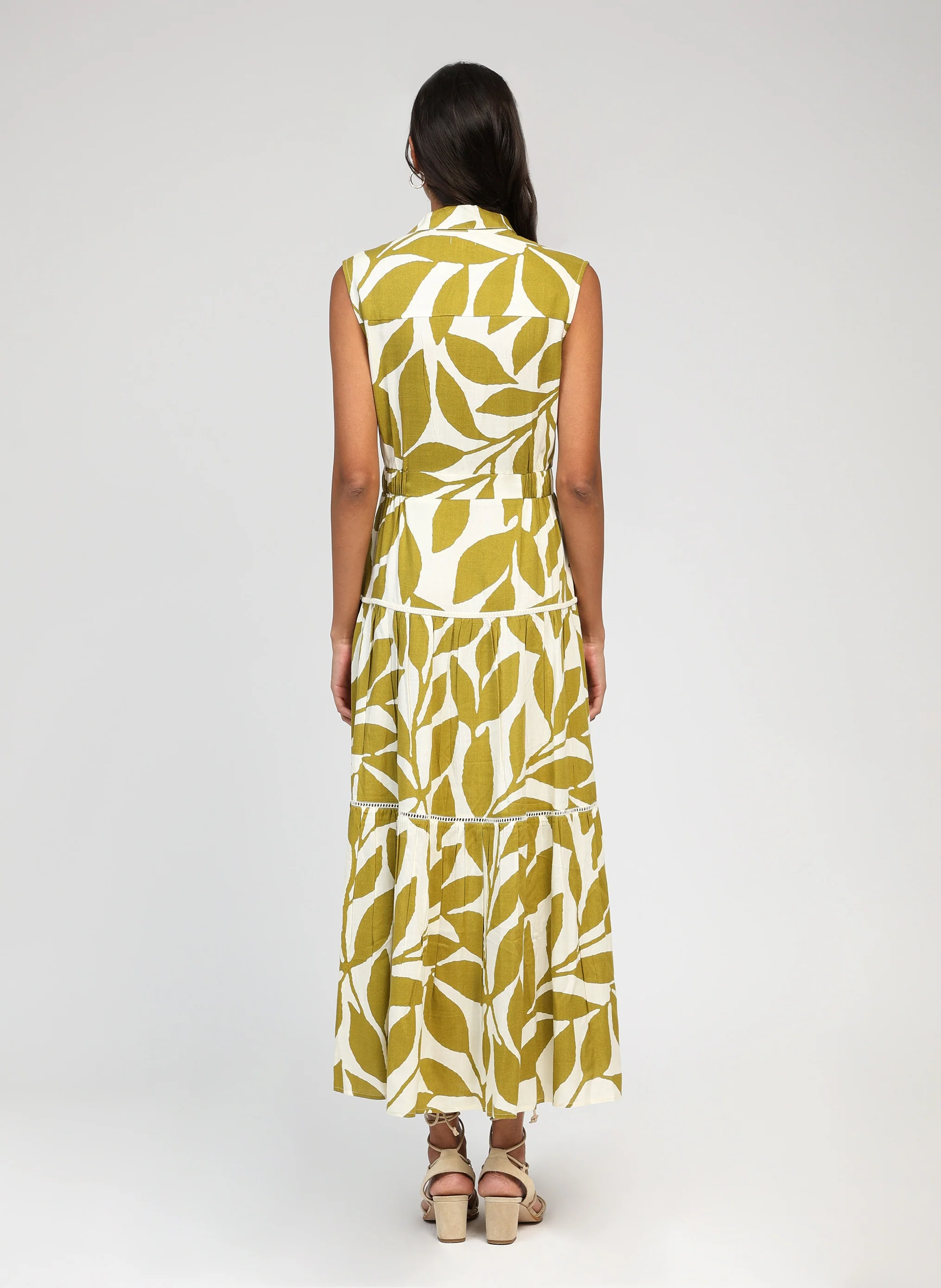 ROBE LONGUE OPAVIA liam olive - Image 4